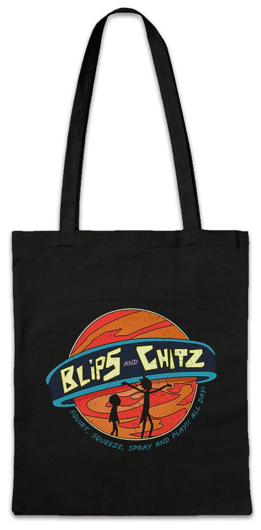 Beuteltasche Blips And Chitz Stofftasche Rick Sanchez Beth Smith Jerry Morty Fun