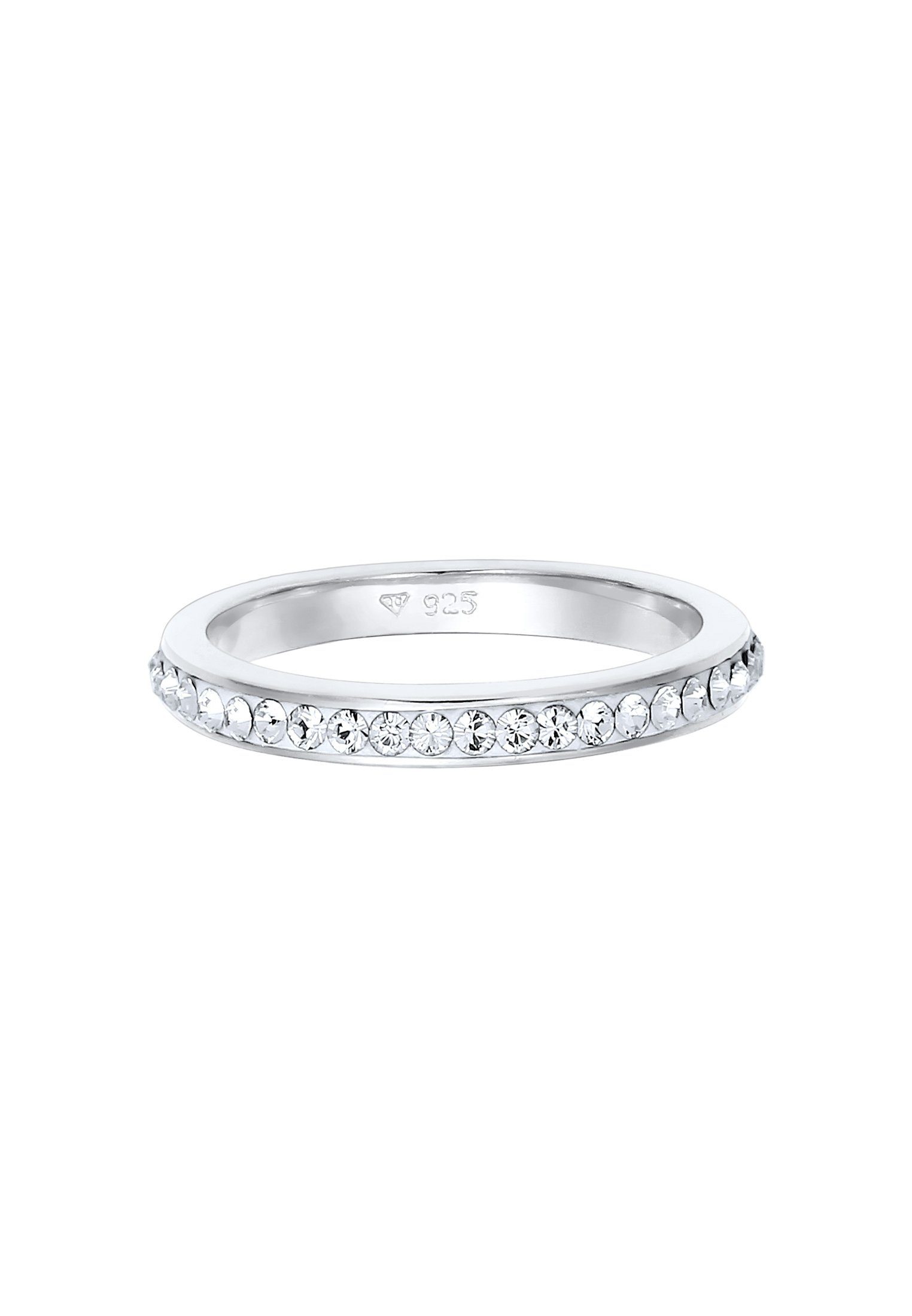 Elli Fingerring Bandring 925 Silber vergoldet, mit Kristallen von Swarovski günstig online kaufen