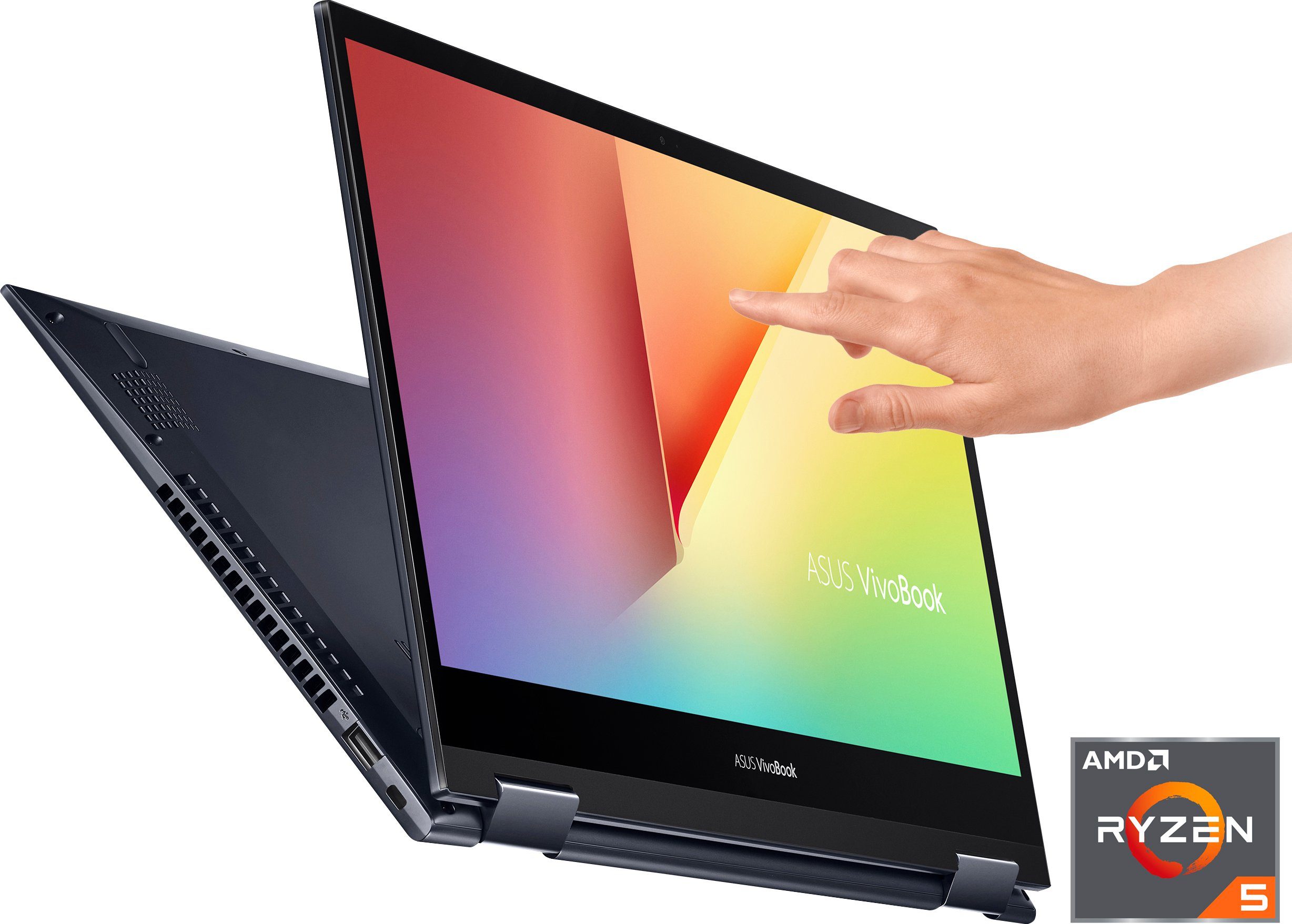 Asus Vivobook Flip 14 TM420UA-EC014T Convertible Notebook (35,56 cm/14  Zoll, AMD Ryzen 5 5500U, Radeon, 512 GB SSD)