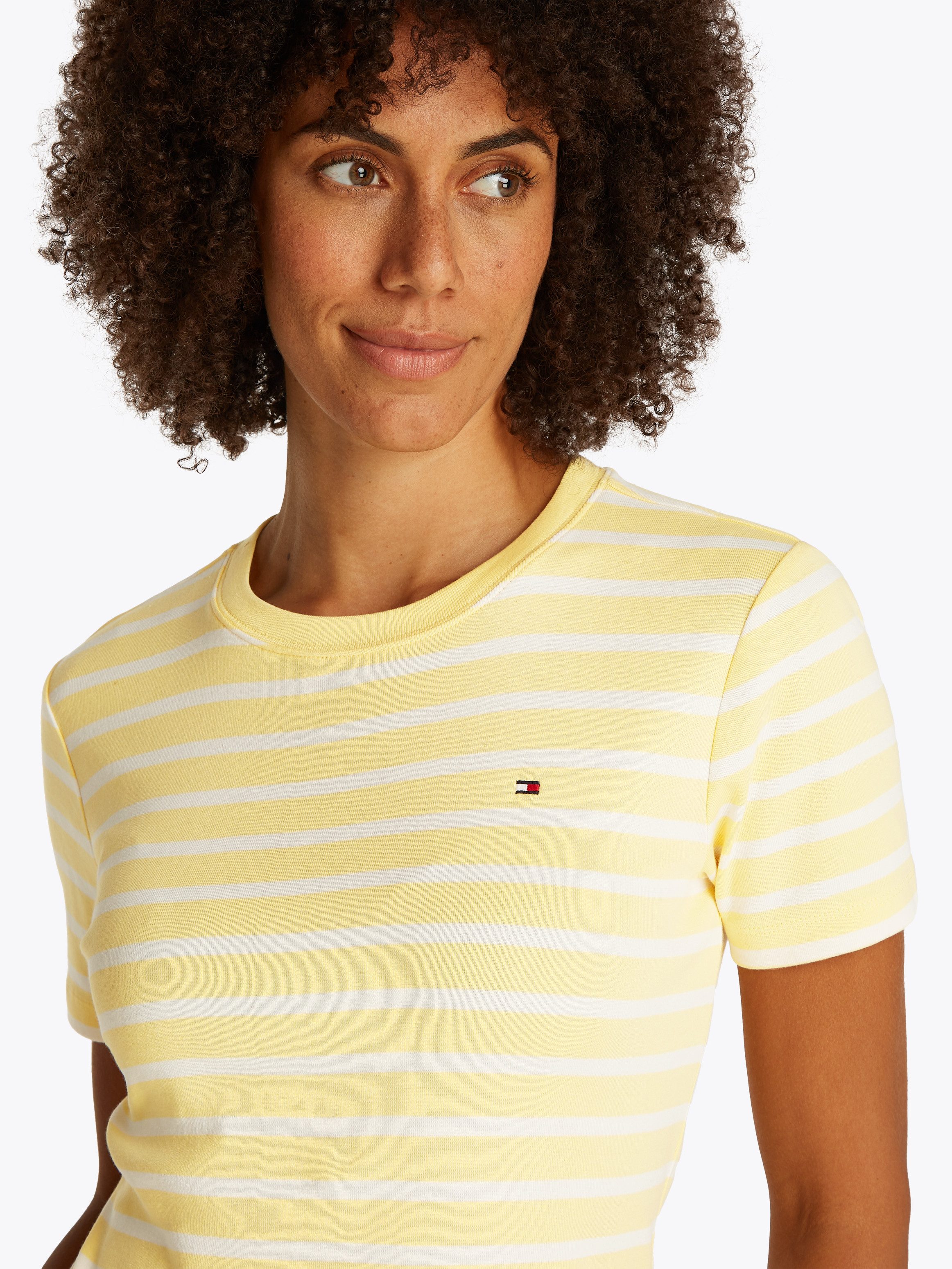 Tommy Hilfiger T-Shirt SLIM CODY C-NK SS Baumwolle, slim fit günstig online kaufen