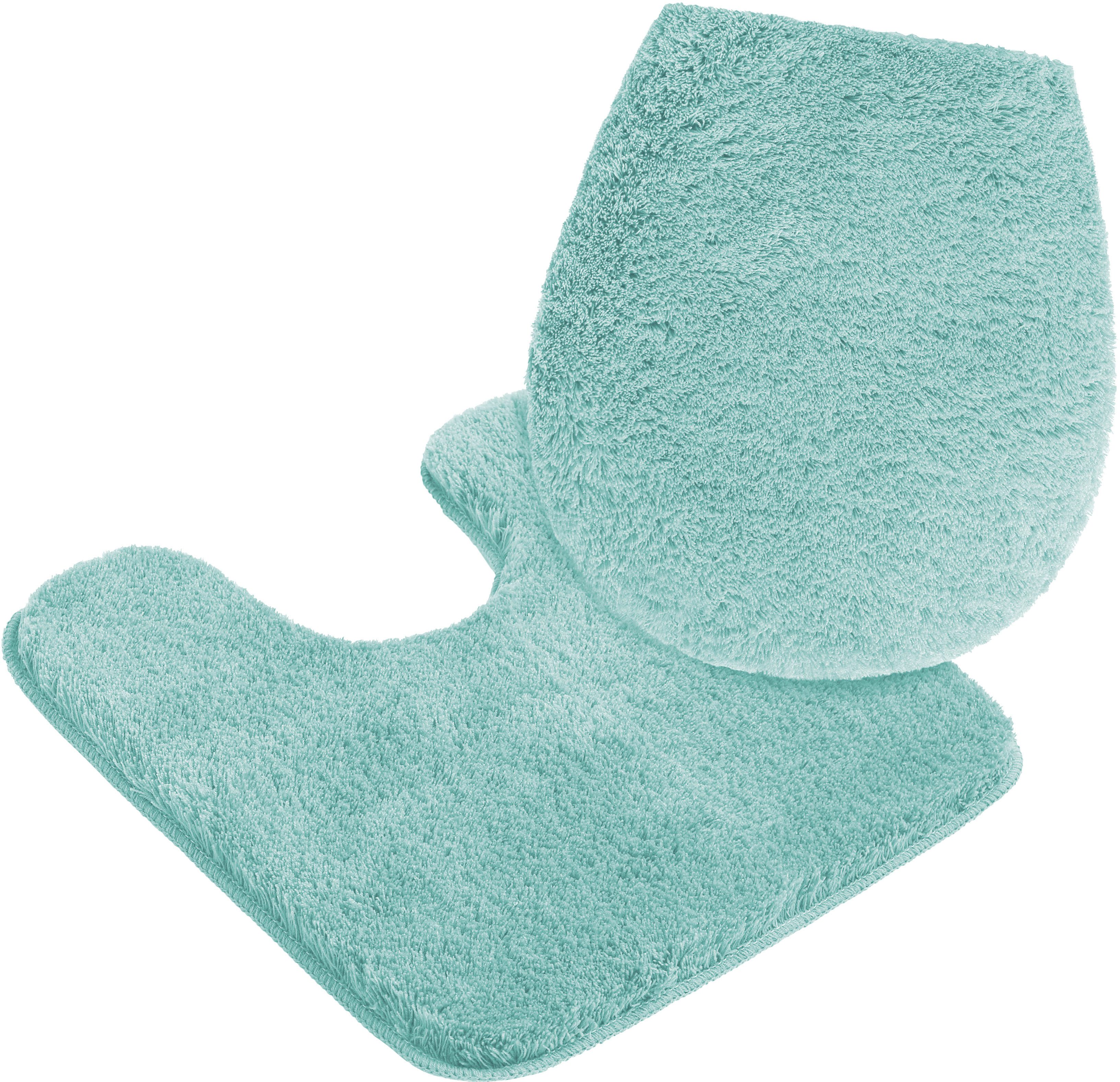 my home Badematte "Merida, Badvorleger, Badezimmer Teppich" Höhe 32 mm ruts günstig online kaufen