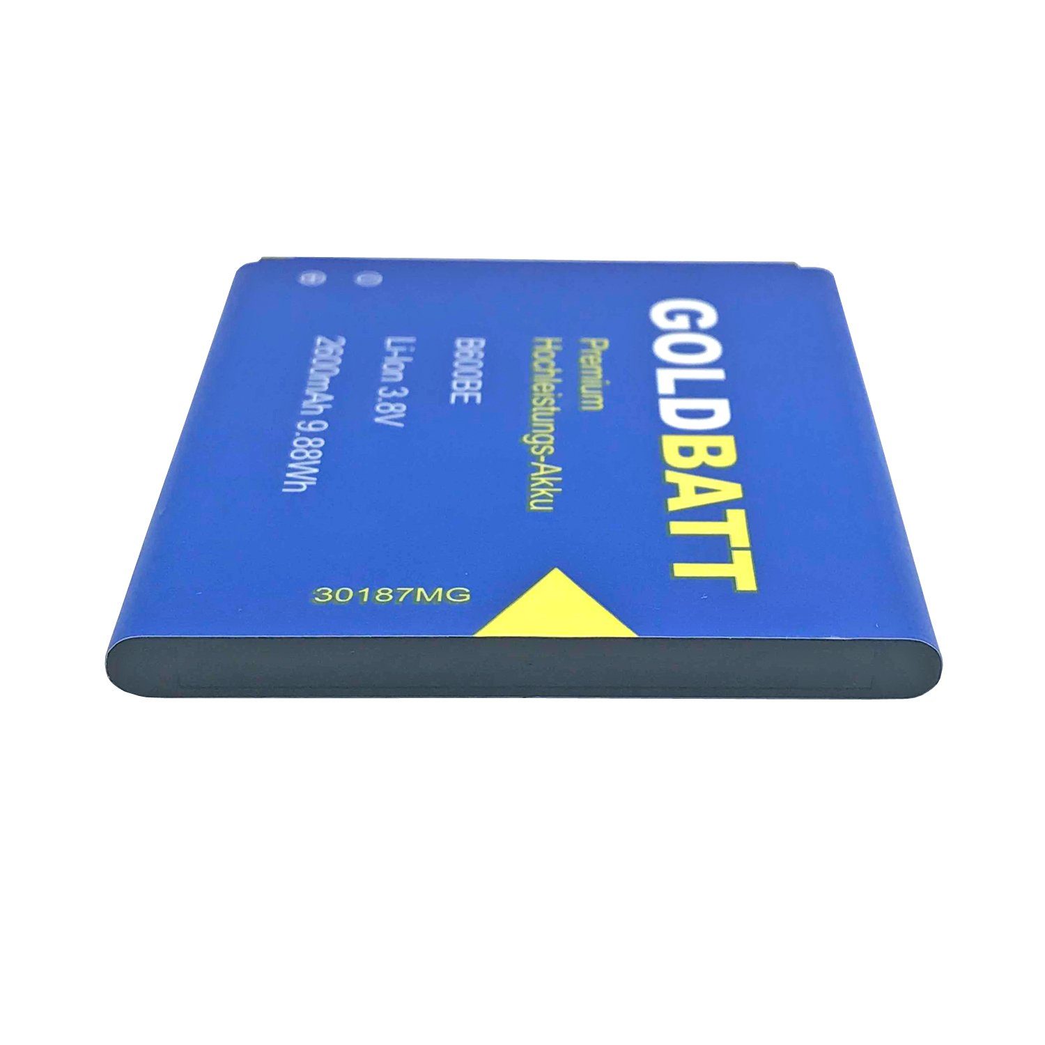 GOLDBATT Akku für Samsung für Galaxy S4 I9505 Altius GTI9500 GTi9502 LTE SIV Akku Ersatzakku Akku 2600 mAh (3,8 V, 1 St), 100% kompatibel, optimale Passgenauigkeit