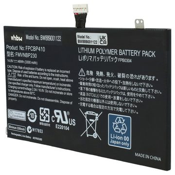 vhbw Ersatz für Fujitsu FPCBP410, FMVNBP230, FPB0304 für Notebook / Computer (3300mAh, 14,8V, Li-Polymer) Laptop-Akku 3300 mAh