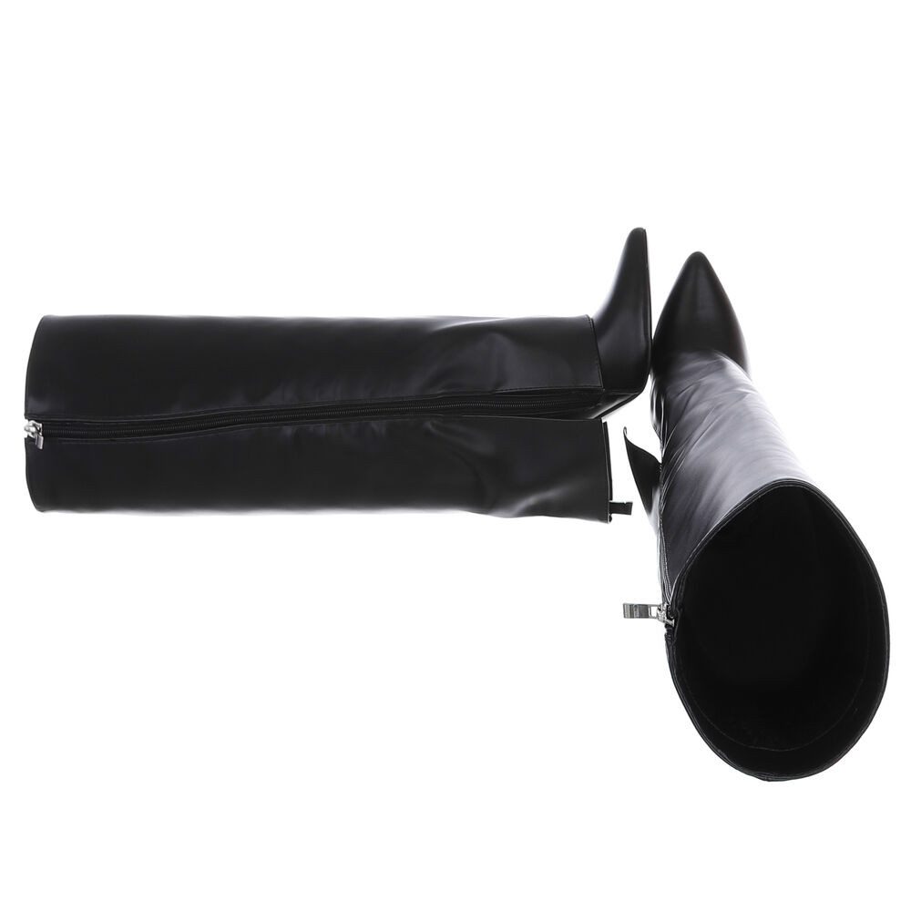 Ital-Design Moderne Damen-Stiefel mit spitzem Zehenbereich für Alltag High- günstig online kaufen