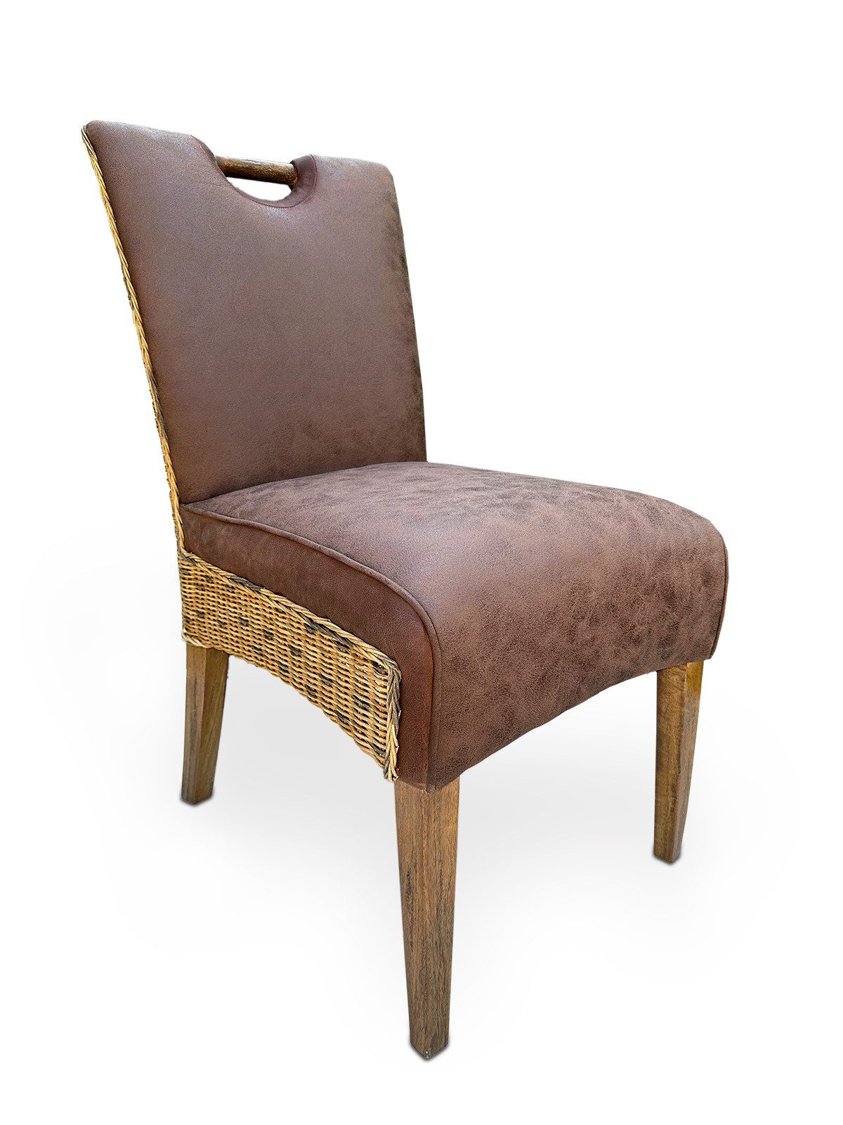 Amagohome Polsterstuhl Esszimmer Stühle Polsterstuhl Rattanstuhl Darwin Pol günstig online kaufen