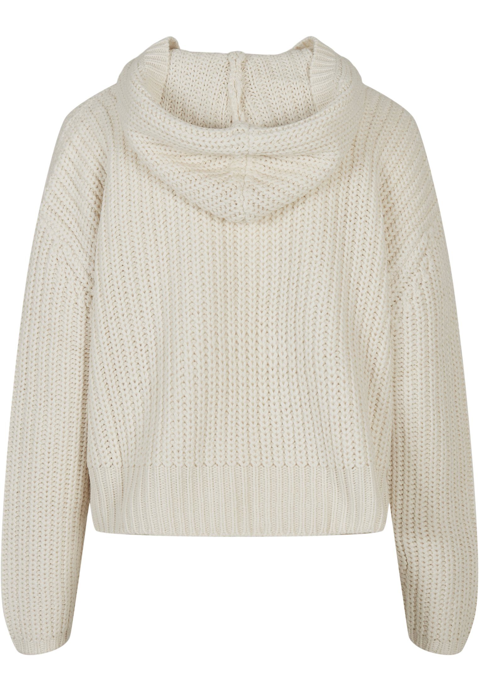 Hoody Oversized URBAN CLASSICS (1-tlg) Ladies Kapuzenpullover Sweater Damen whitesand