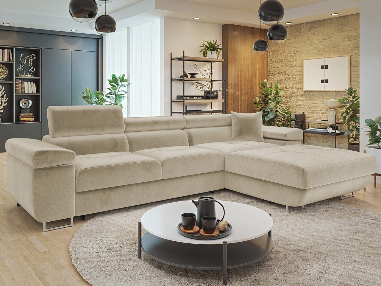 MIRJAN24 Ecksofa Torezio Mini, mit Bettkasten und Schlaffunktion, Einstellb günstig online kaufen