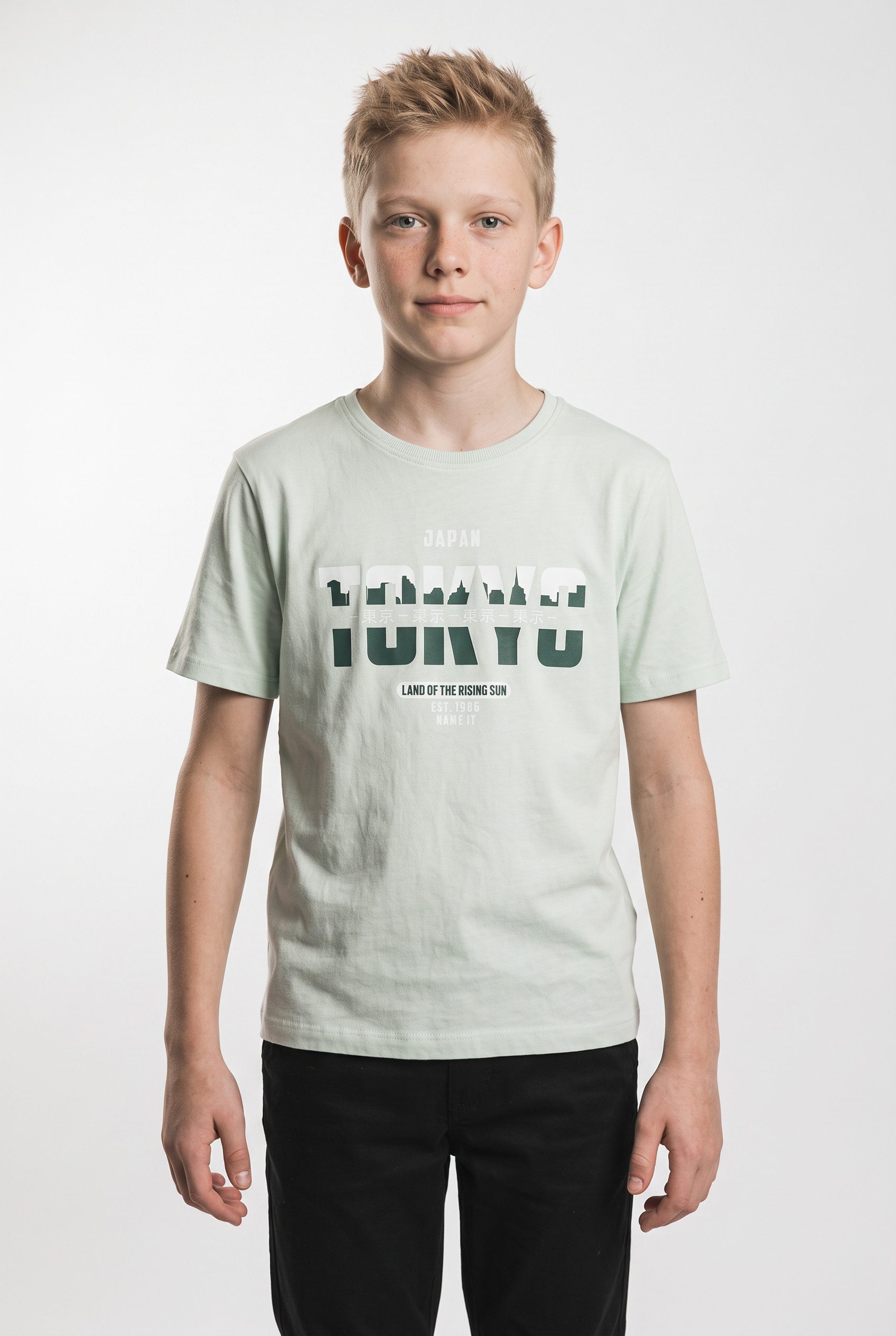 Name It T-Shirt NKMVILOGO 2P SS NREG TOP (Packung, 2-tlg) Baumwolle, regular fit – Bild 2 von 5