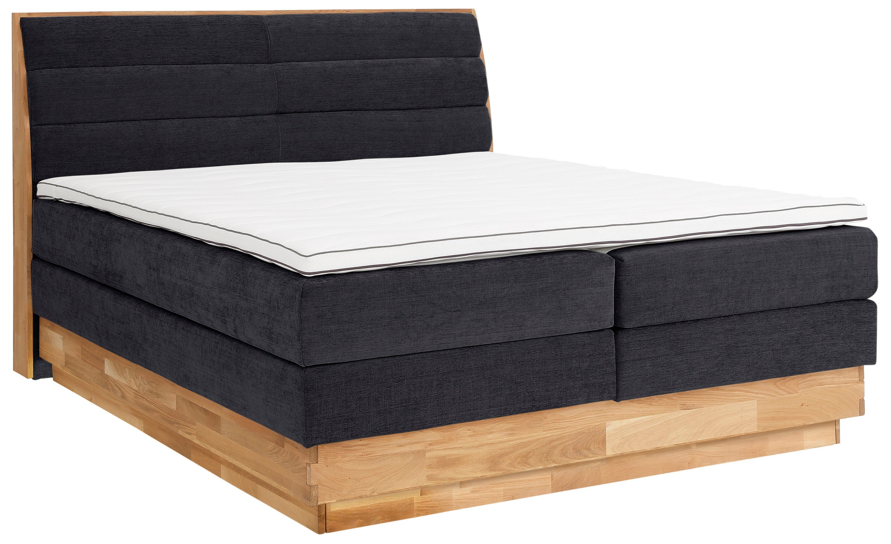 OTTO home Boxspringbett JENNA in verschiedenen Farben und Breiten erhältlich (inkl. 7-Zonen-TFK-Matratze und Topper), ohne LED-Beleuchtung, mit zertifizierten,  – Bild 4 von 5
