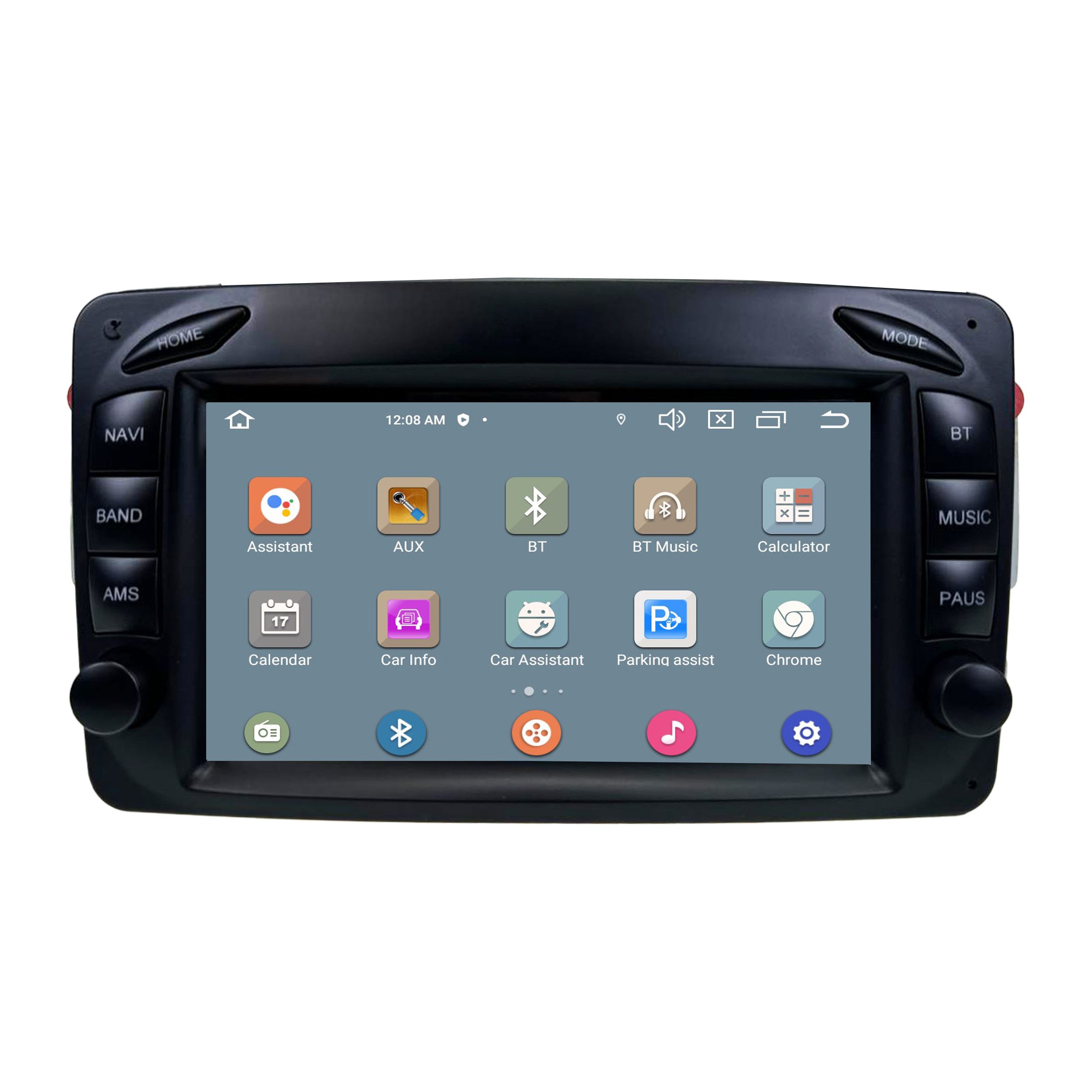 TAFFIO Für Mercedes W203 W210 Viano Vito 7" Touch Android Radio GPS CarPlay Einbau-Navigationsgerät