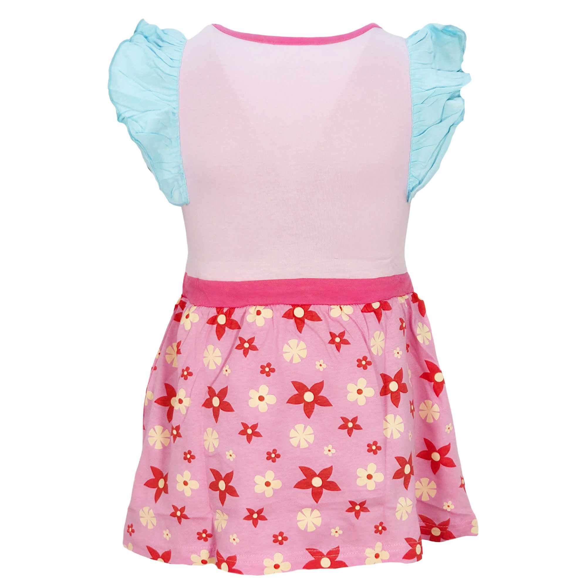 Disney Sommerkleid Disney Vaiana Moana Kinder Mädchen Sommerkleid Kleid 100% Baumwolle, Gr. 98 bis 128
