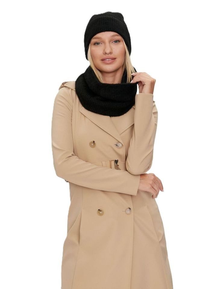 Liu Jo Beanie - einfarbiges Basic Schal und Mützen Set - Basic Mütze - Basic Schal