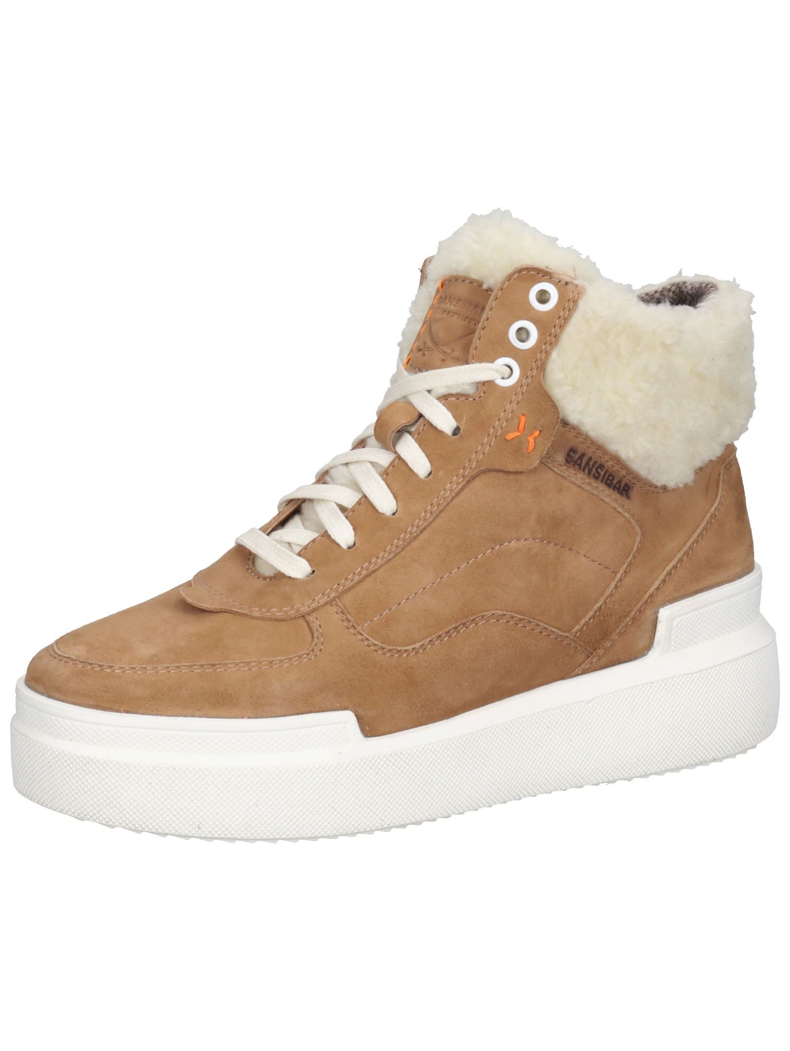 Sansibar Stiefelette Leder . Plateaustiefelette