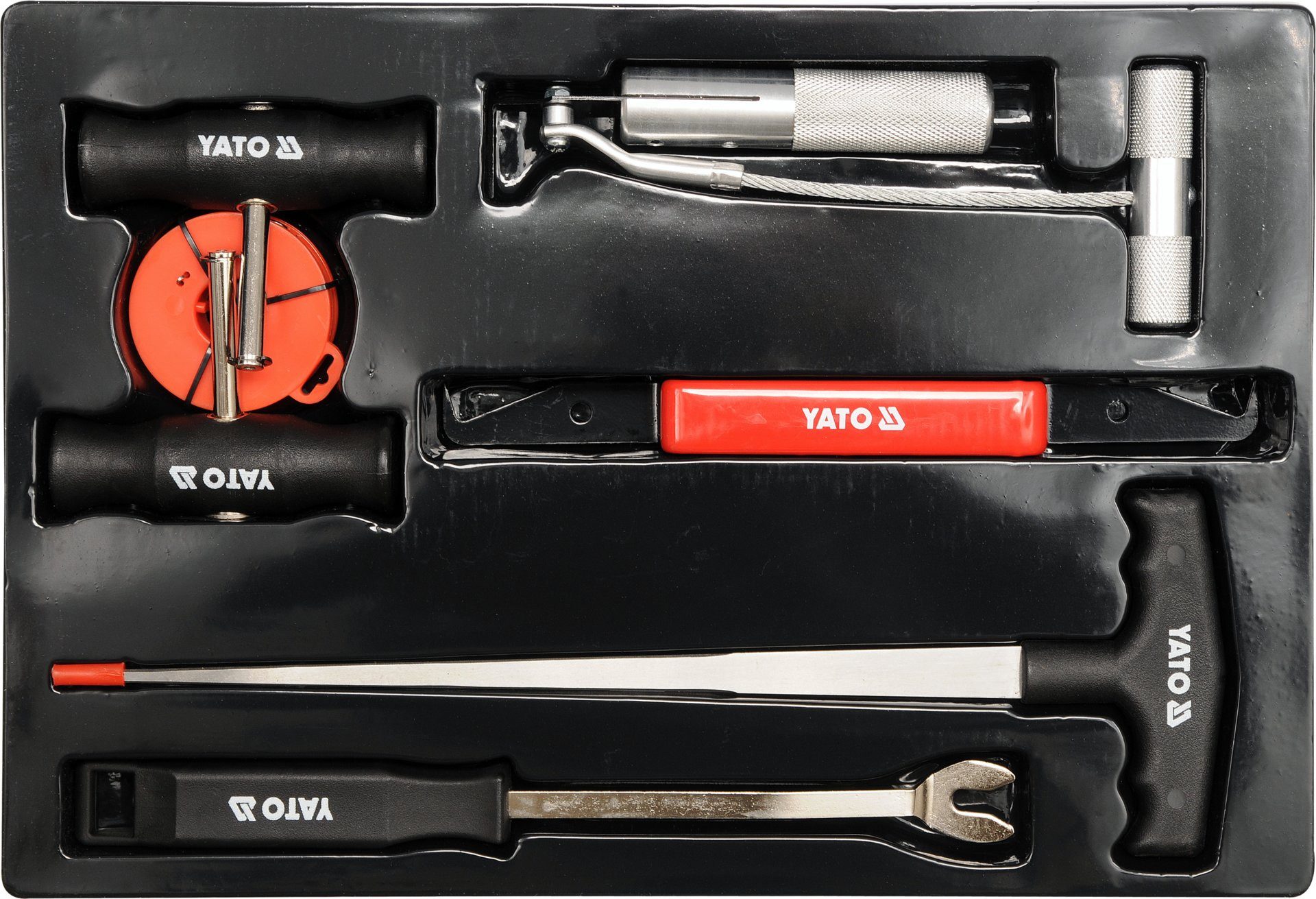 Yato Montagewerkzeug Scheibendemontage-Set für Autos, 7-teilig, B: 0 cm, L: 0 cm