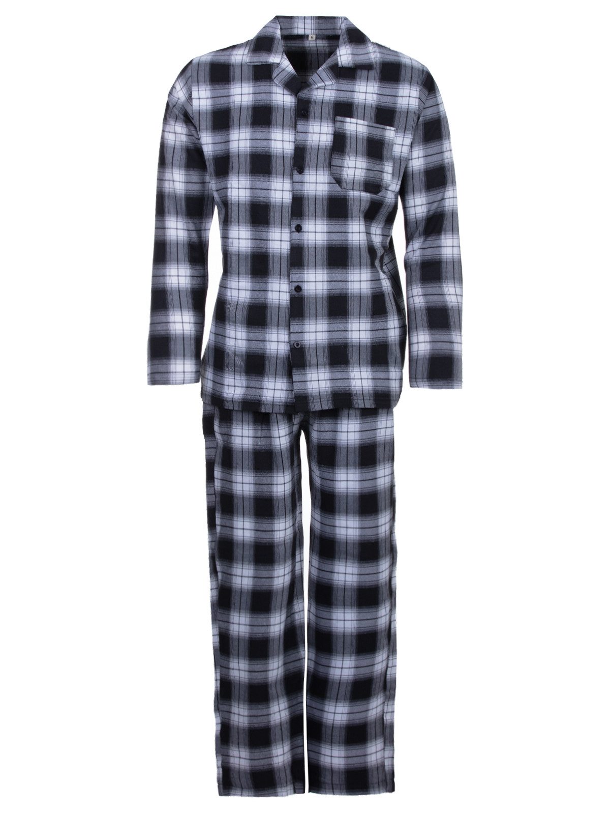 Henry Terre Schlafanzug Pyjama Set Langarm günstig online kaufen