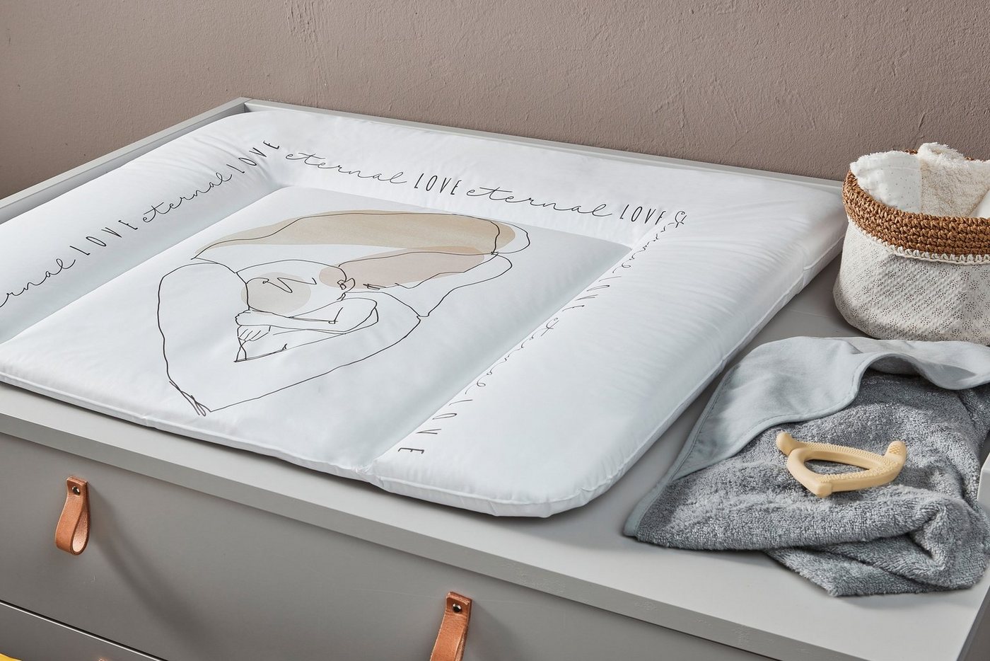 Rotho Babydesign Wickelauflage »Line-Art«, breit, Made in Europe-kaufen