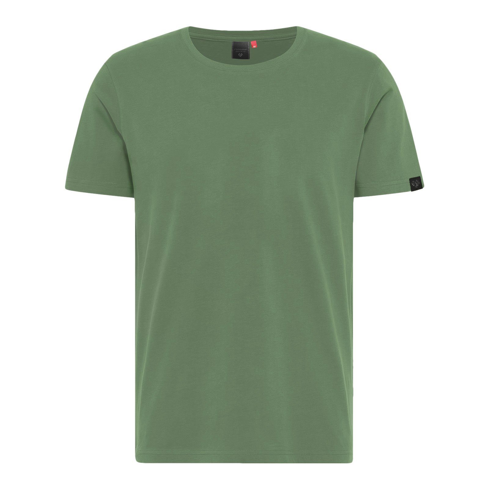 Ragwear T-Shirt Tonar mit Label-Patch am Arm 5036 dusty green