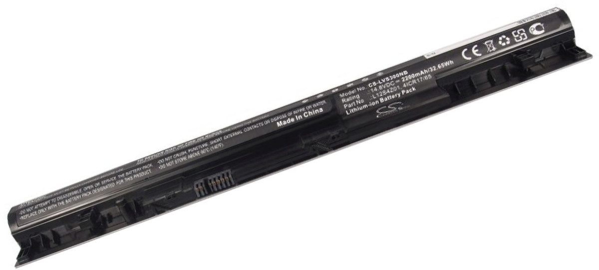 AGI Akku für Lenovo M30-70 (80H8) Li-Ion 14,8 Volt 2200 mAh schwarz-silber Laptop-Akku 2200 mAh (14.8 V)