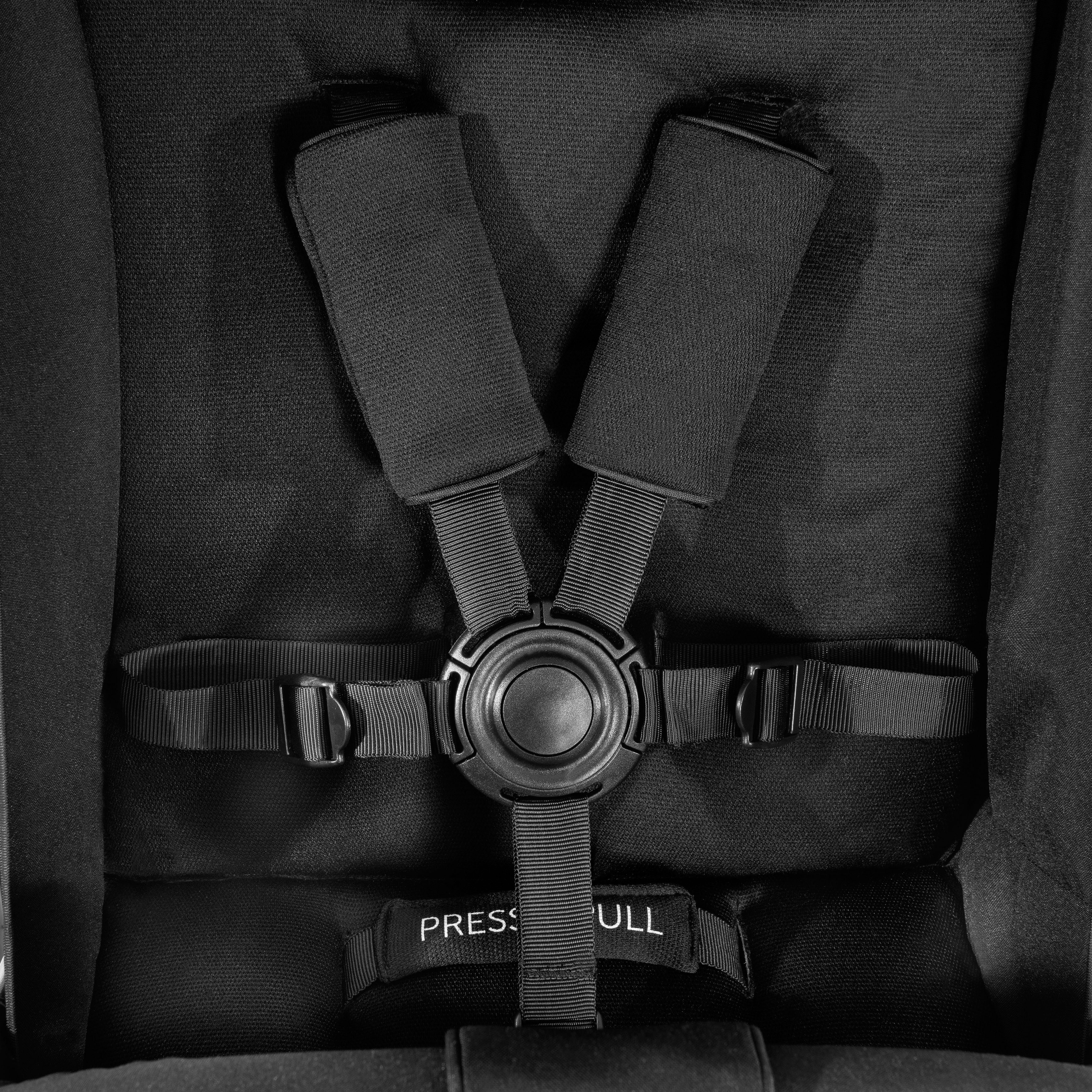 Hauck Dreirad-Kinderwagen Rapid 3R, black, mit schwenk- und feststellbarem Vorderrad