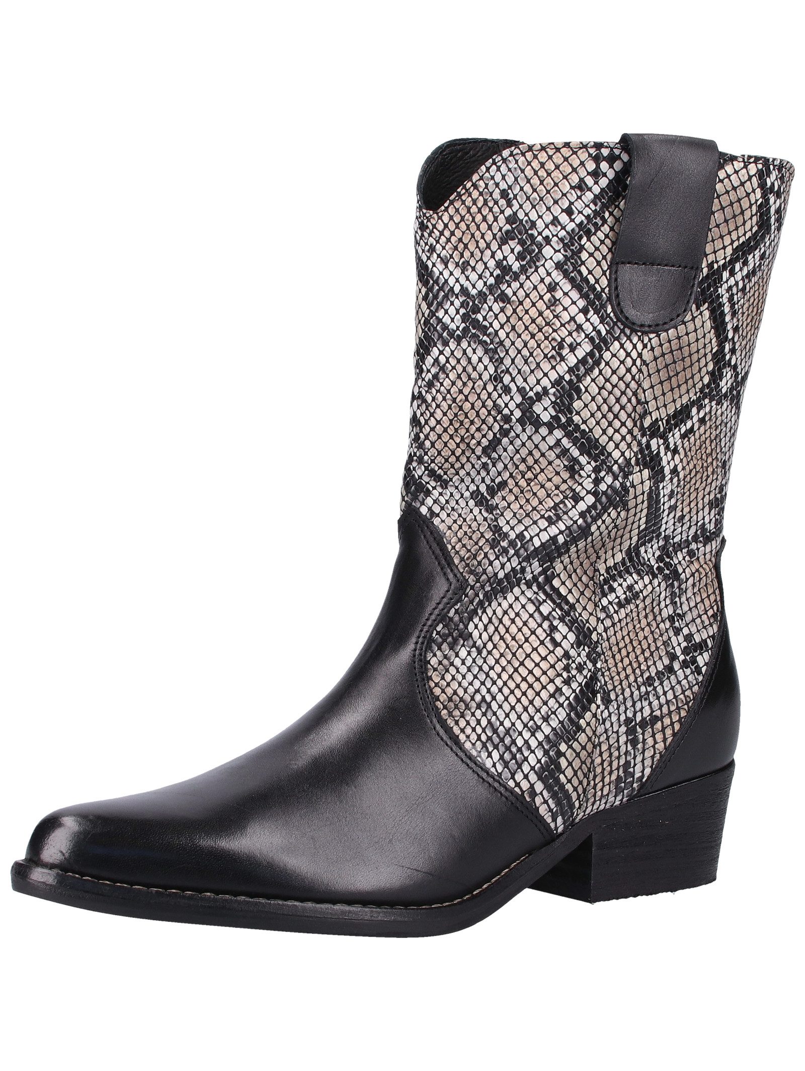 ILC Stiefelette Leder . Cowboy Stiefelette