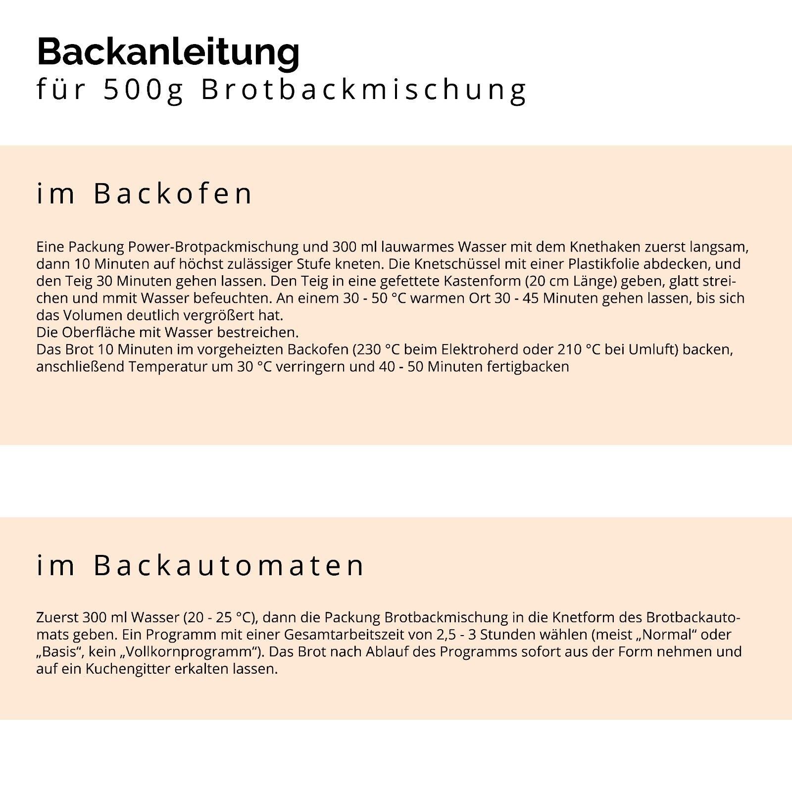 Bielmeier Backmischung Wellnessbrot Power Küchenmeister, 1 x 7500 g, Made in Baden-Württemberg (SET314026-15) – Bild 4 von 5