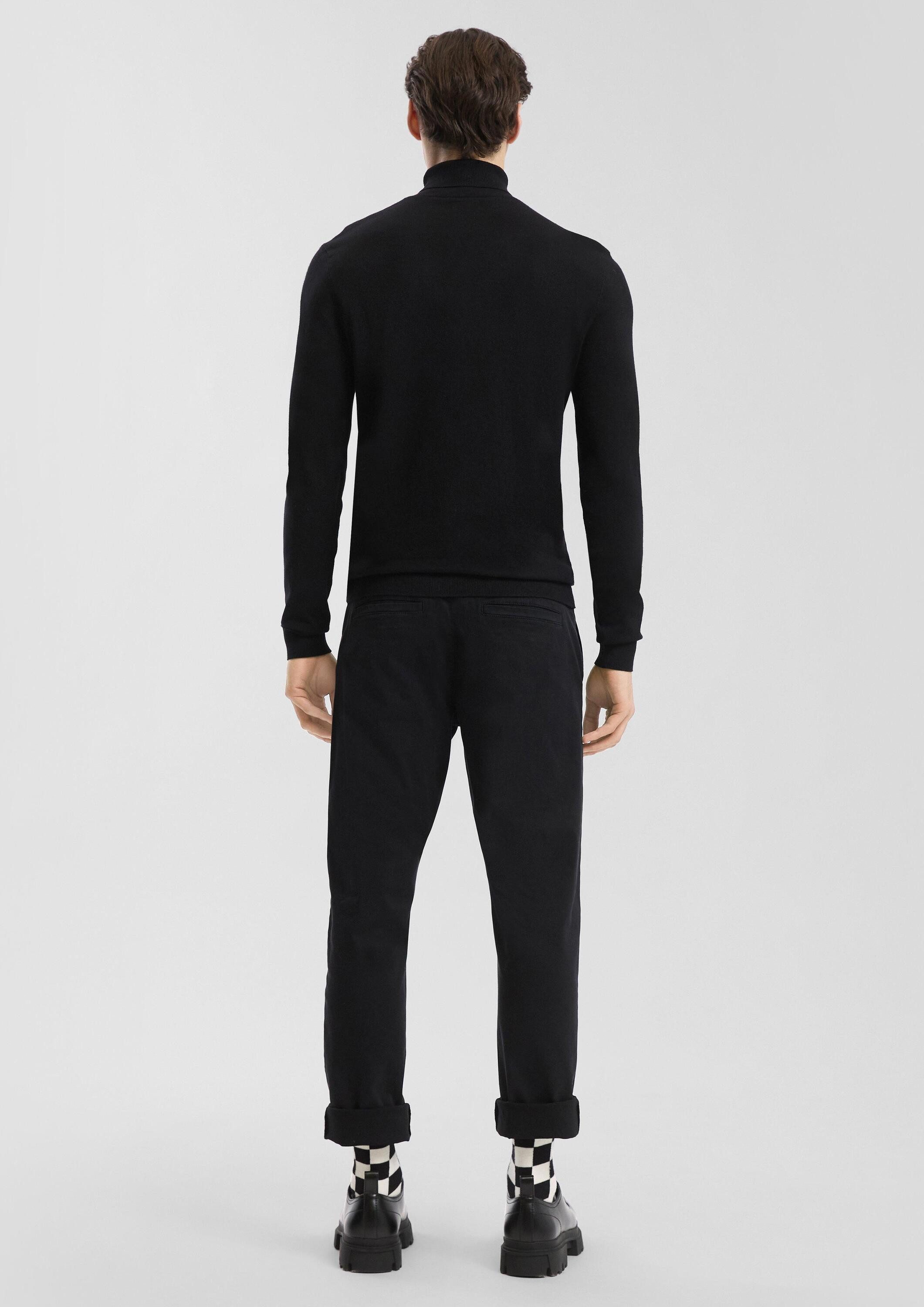 QS Longpullover Strickpullover Rollkragenpullover