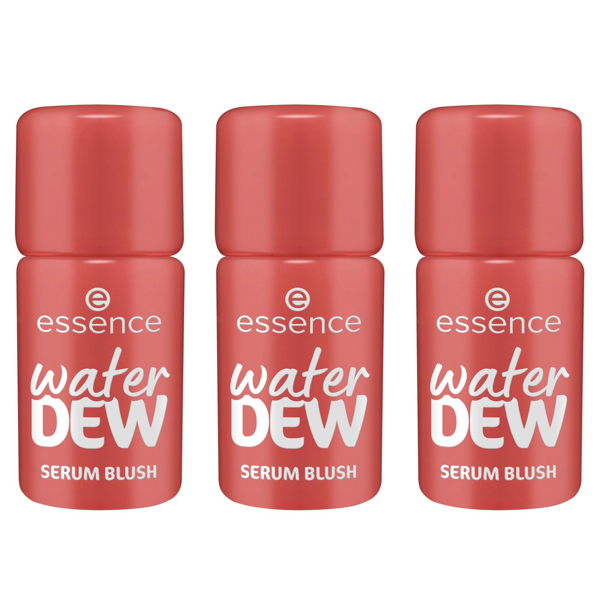 Essence Rouge water DEW SERUM BLUSH, 3-tlg.