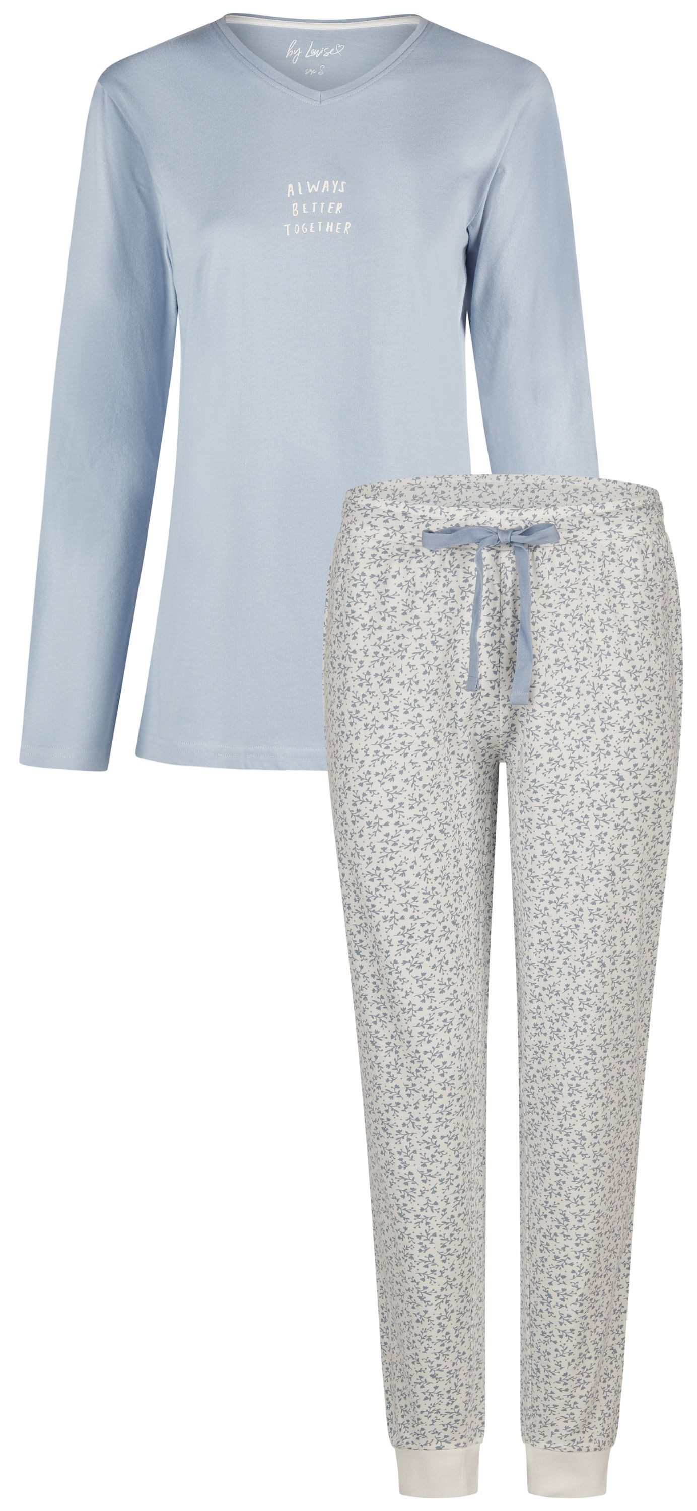 By Louise Schlafanzug Sweet Dreams (Set, 2 tlg., 2-teilig) Damen Pyjama lan günstig online kaufen