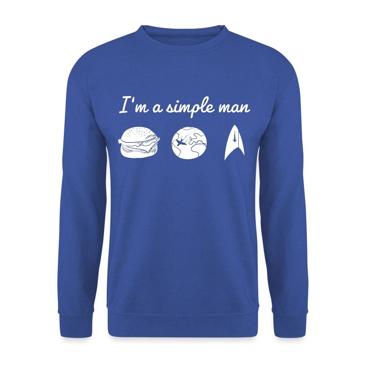 Sweatshirt Star Trek Discovery I'm A Simple Man Unisex Pullover