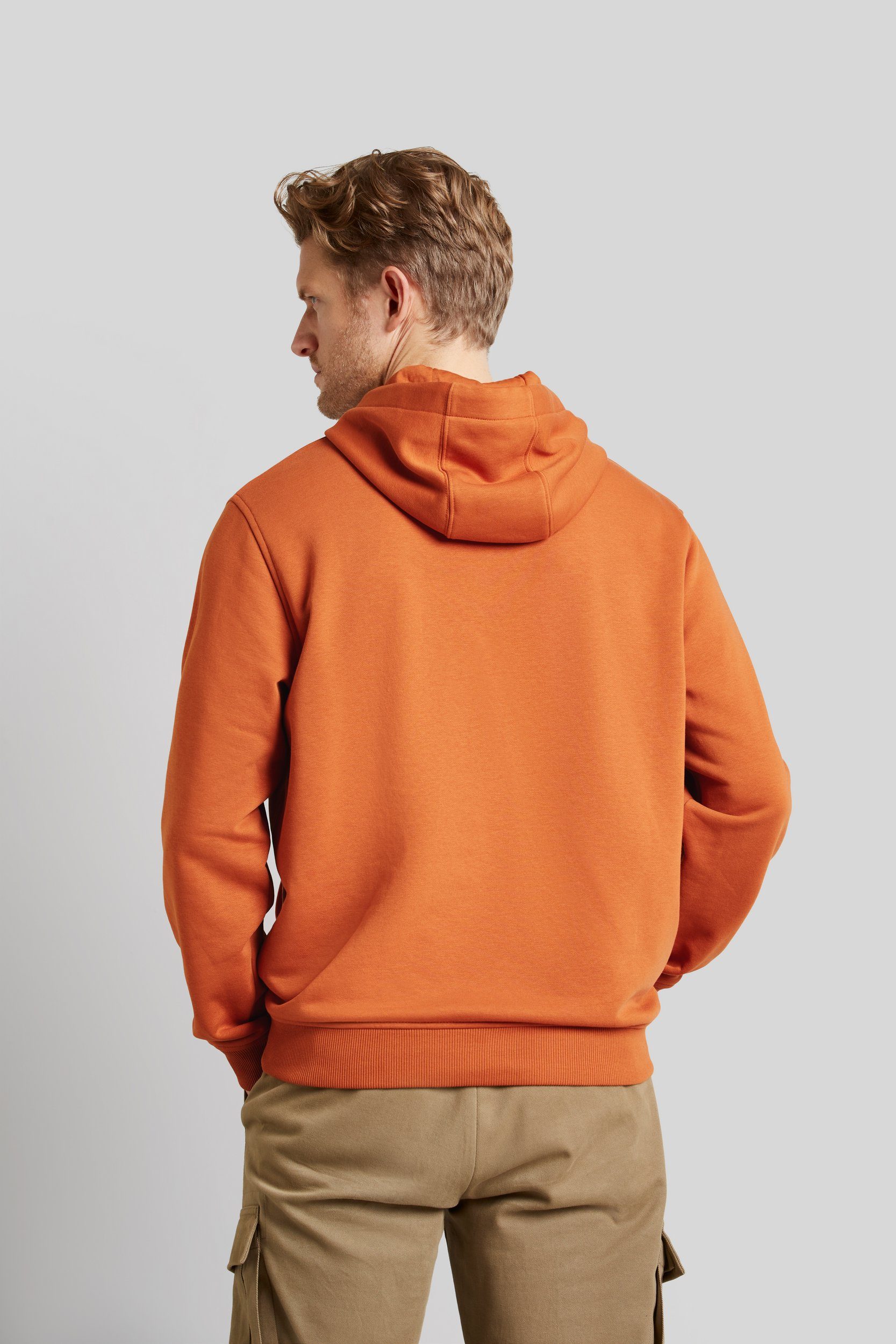 orange Logo-Print mit bugatti Sweatshirt
