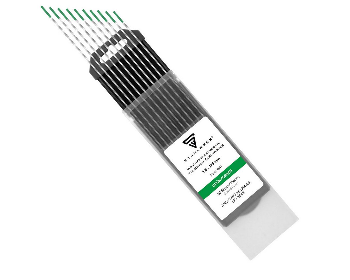 Thumbnail - STAHLWERK Stabelektroden WIG Wolfram Schweißelektroden 1,6 x 175 mm, (Packung), Universalelektrode für nahezu alle Anwen...