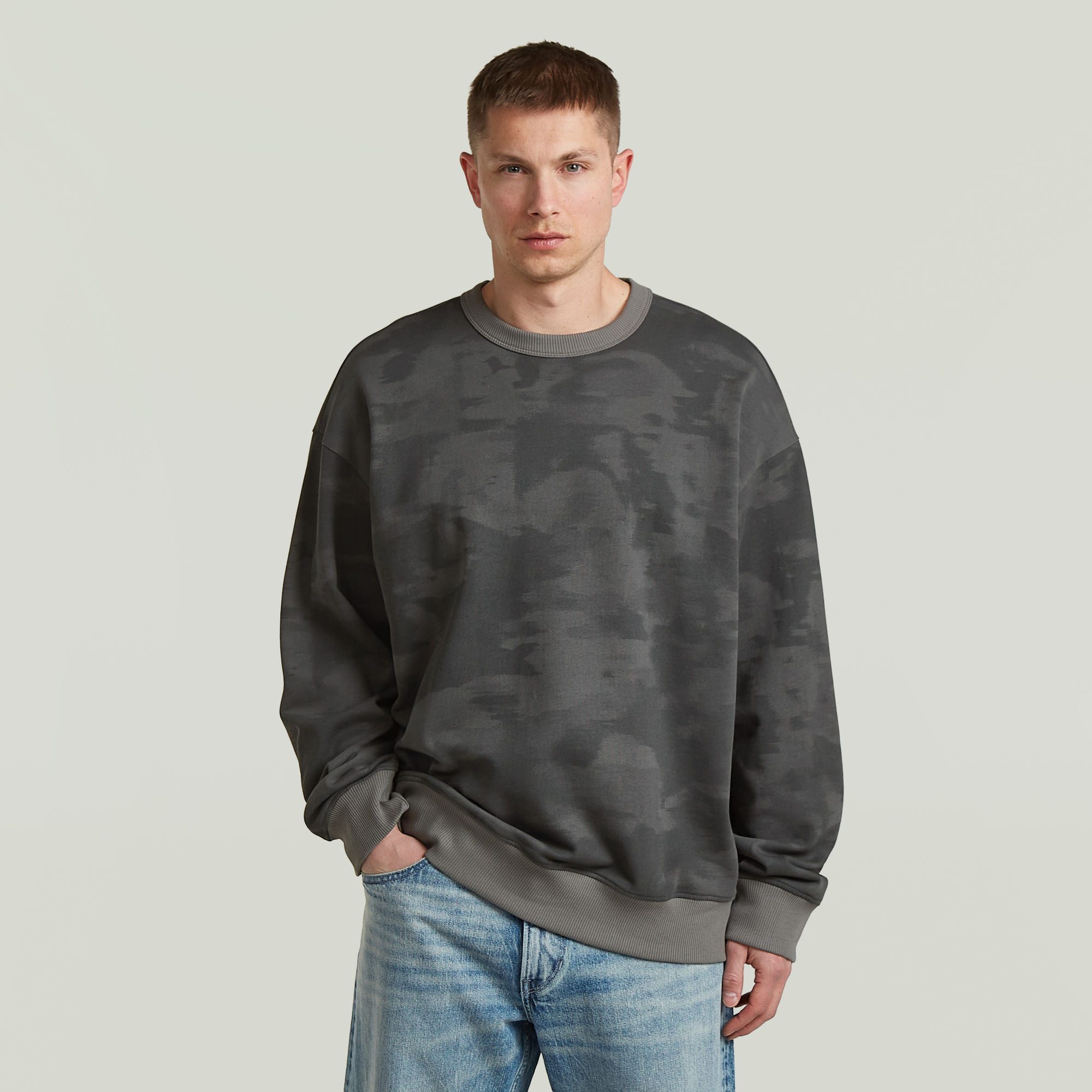 G-STAR Sweatshirt Motion Camo r sw mit Allover-Print, Relaxed Fit
