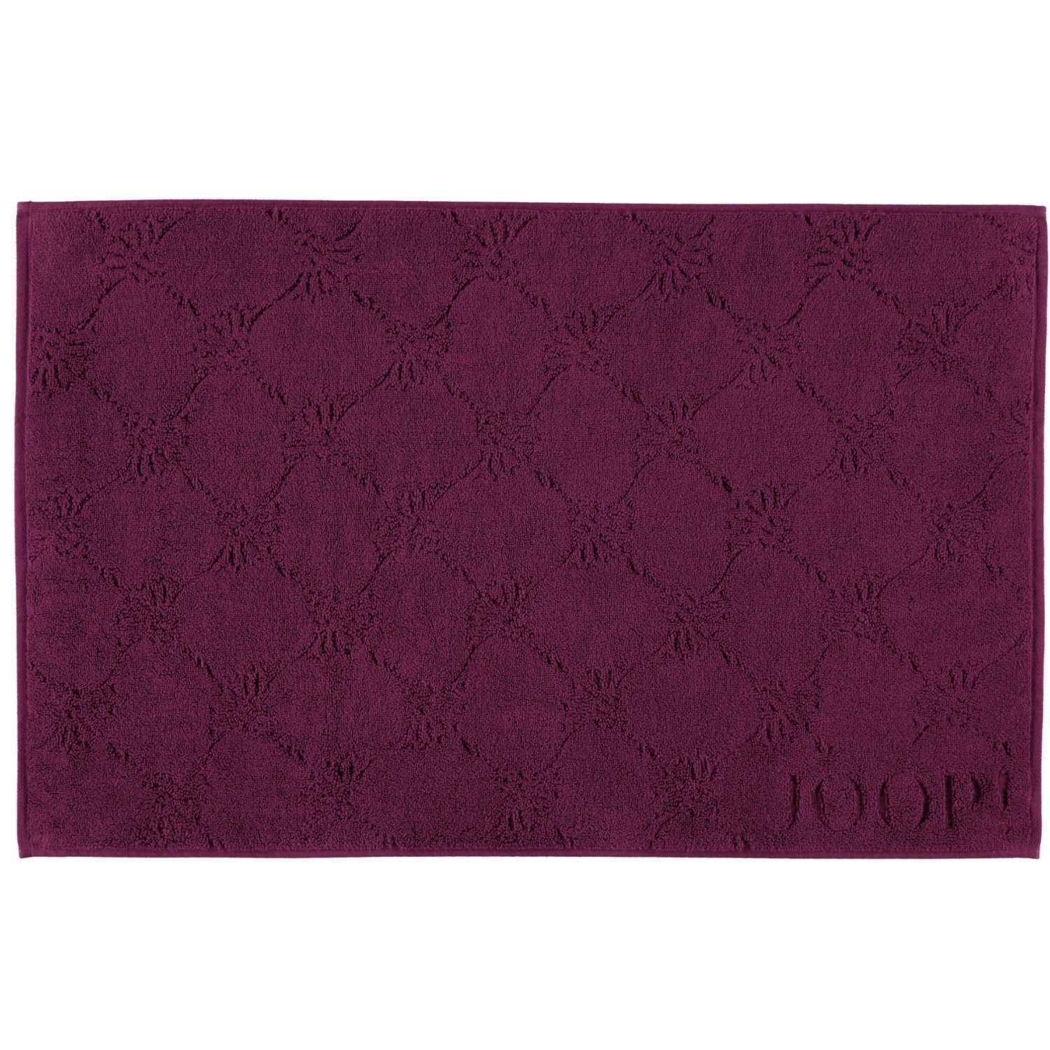 JOOP! Duschmatte Uni Cornflower 1670, 100% Baumwolle, eingewebtes JOOP!-Logo