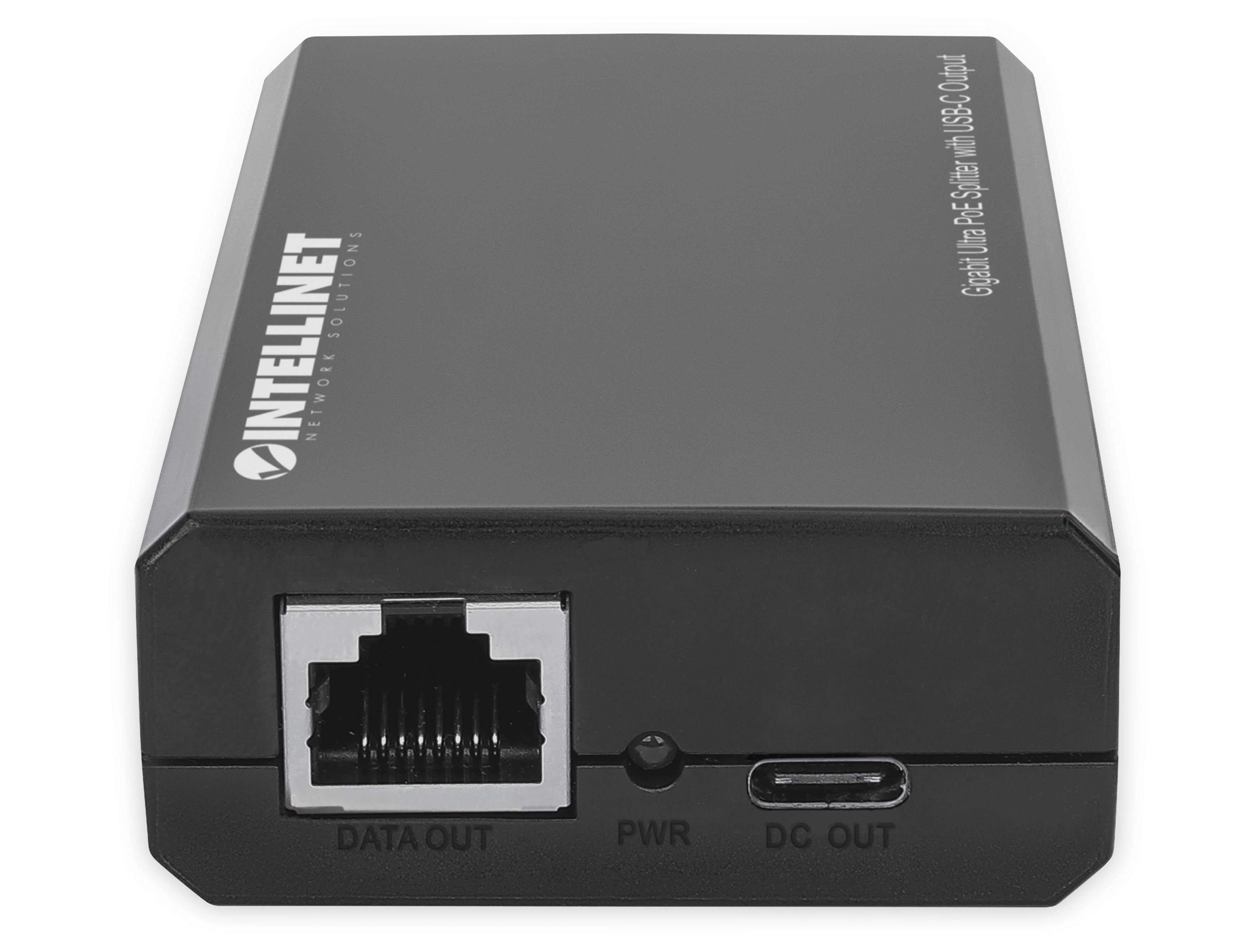 Netzwerk-Switch INTELLINET USB-C Intellinet Ausgang 561693 mit PoE-Splitter
