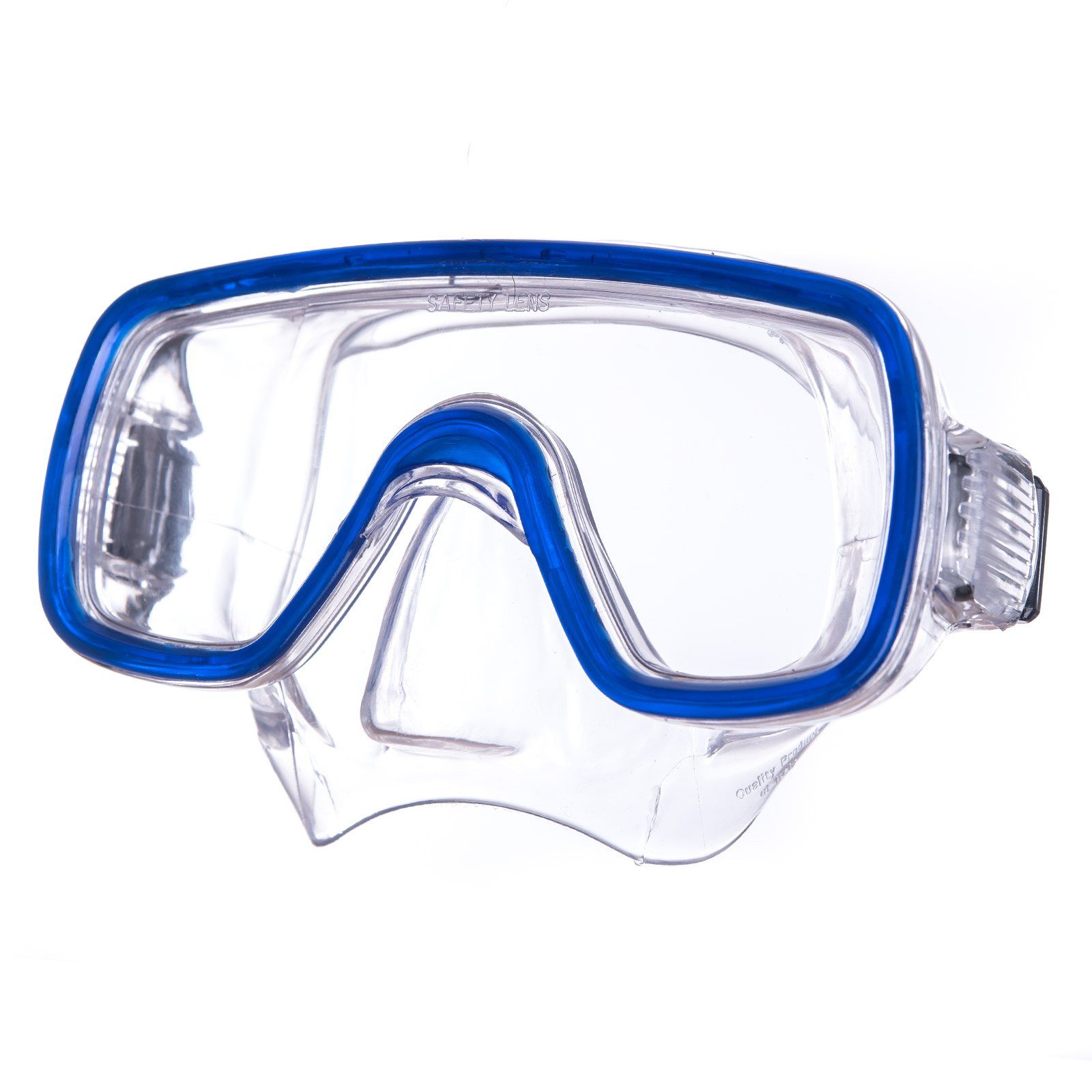 Salvas Schwimmbrille Kinder Tauchmaske Domino Schnorchel, Taucher Schwimm Brille Maske Mit Nase Blau | Sportbrillen