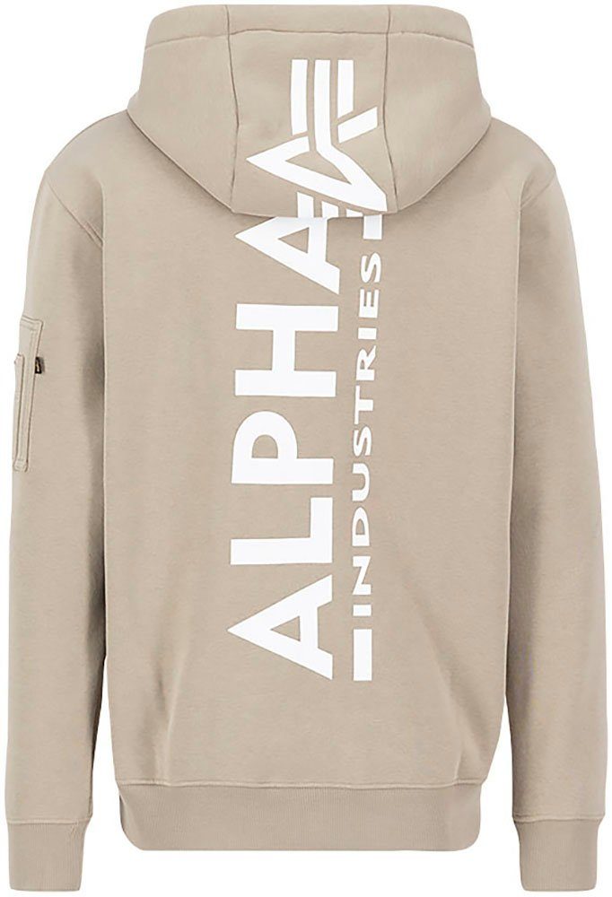 Alpha Industries Kapuzensweatjacke Back Print Zip Hoody günstig online kaufen