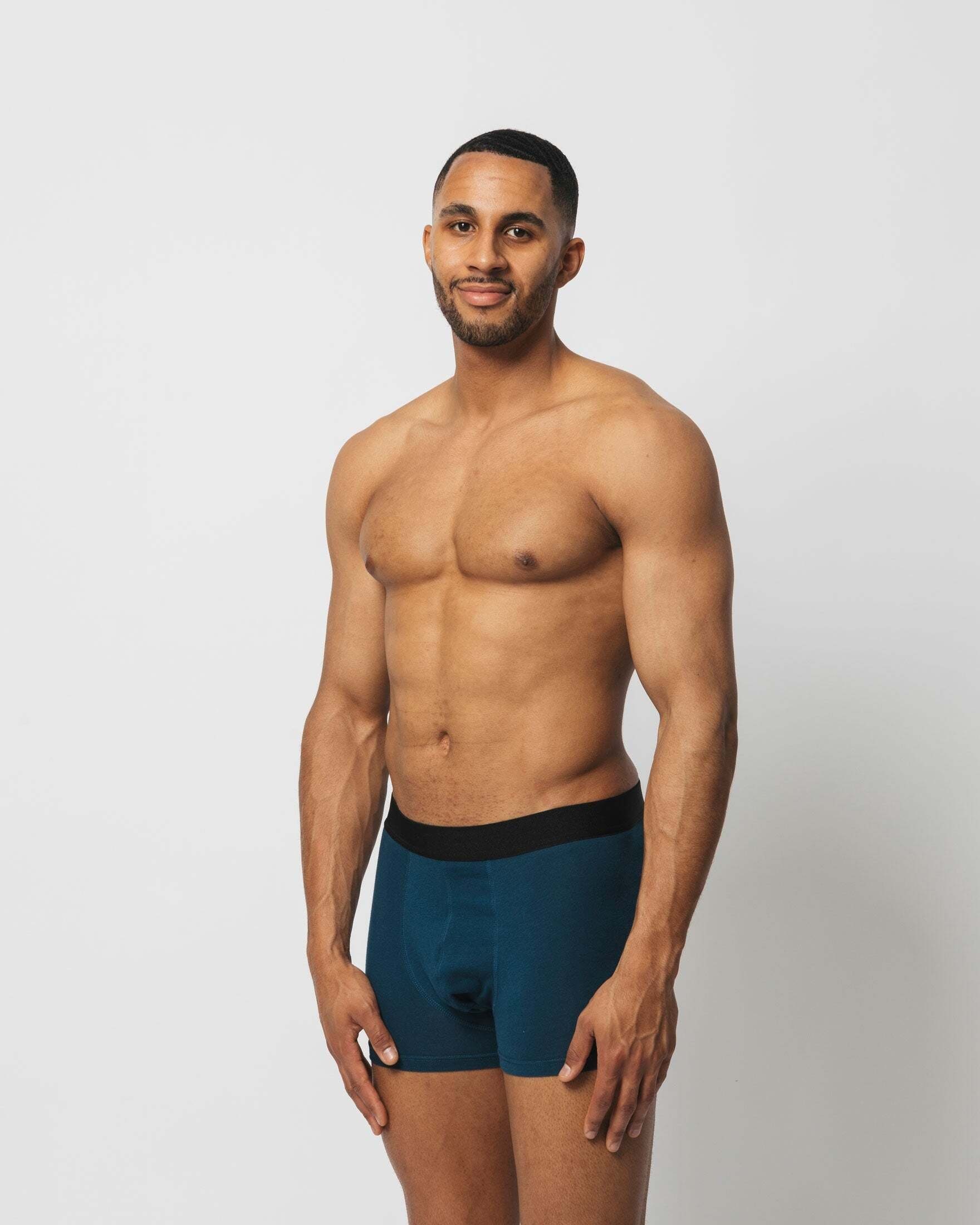 SNOCKS Boxershorts Enge Pants Herren Unterhose ohne Logo (6-St) aus Bio-Baumwolle, ohne kratzenden Zettel – Bild 5 von 5