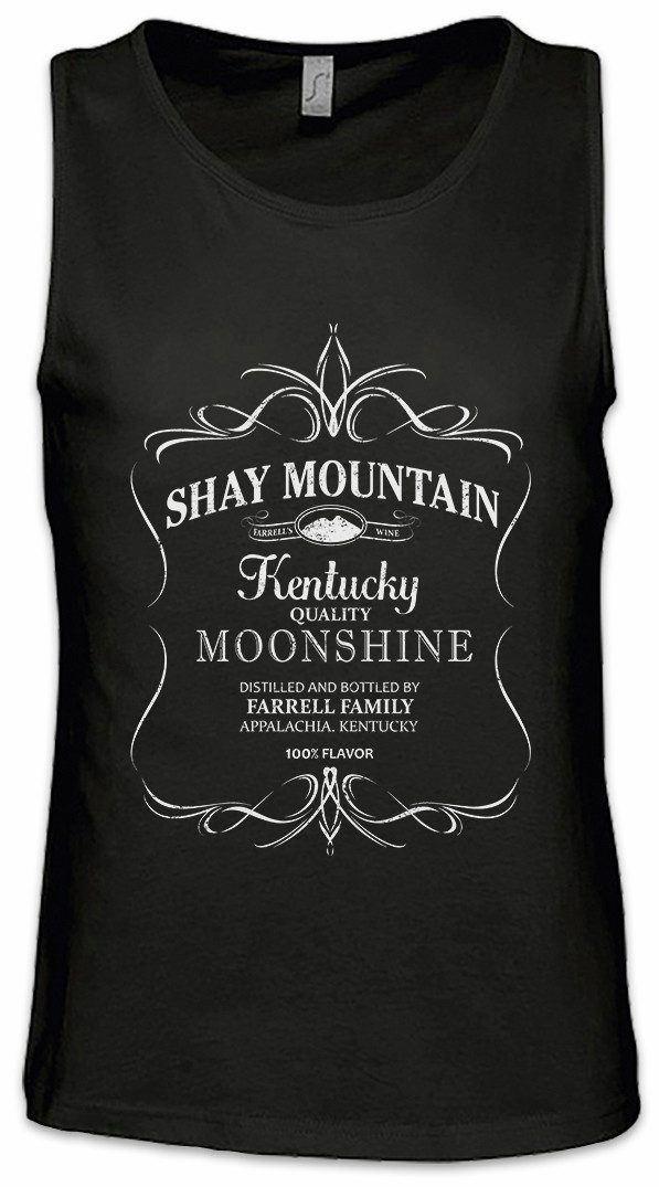 Tanktop Shay Mountain Moonshine Ärmelloses T-Shirt Farrell Family Company Sign