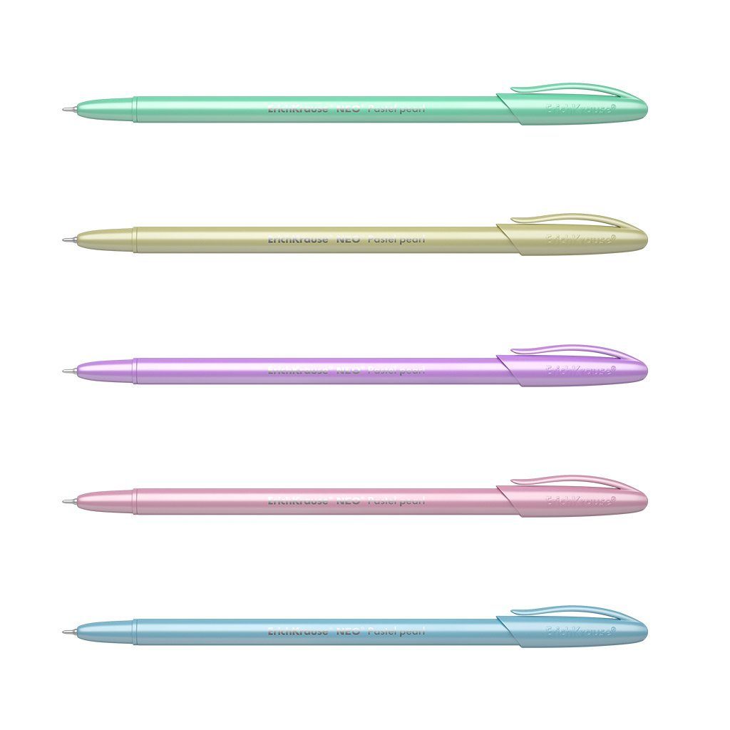 Erich Krause Kugelschreiber, Kugelschreiber U-108 Pastell 0,3mm 50er Pack Blau