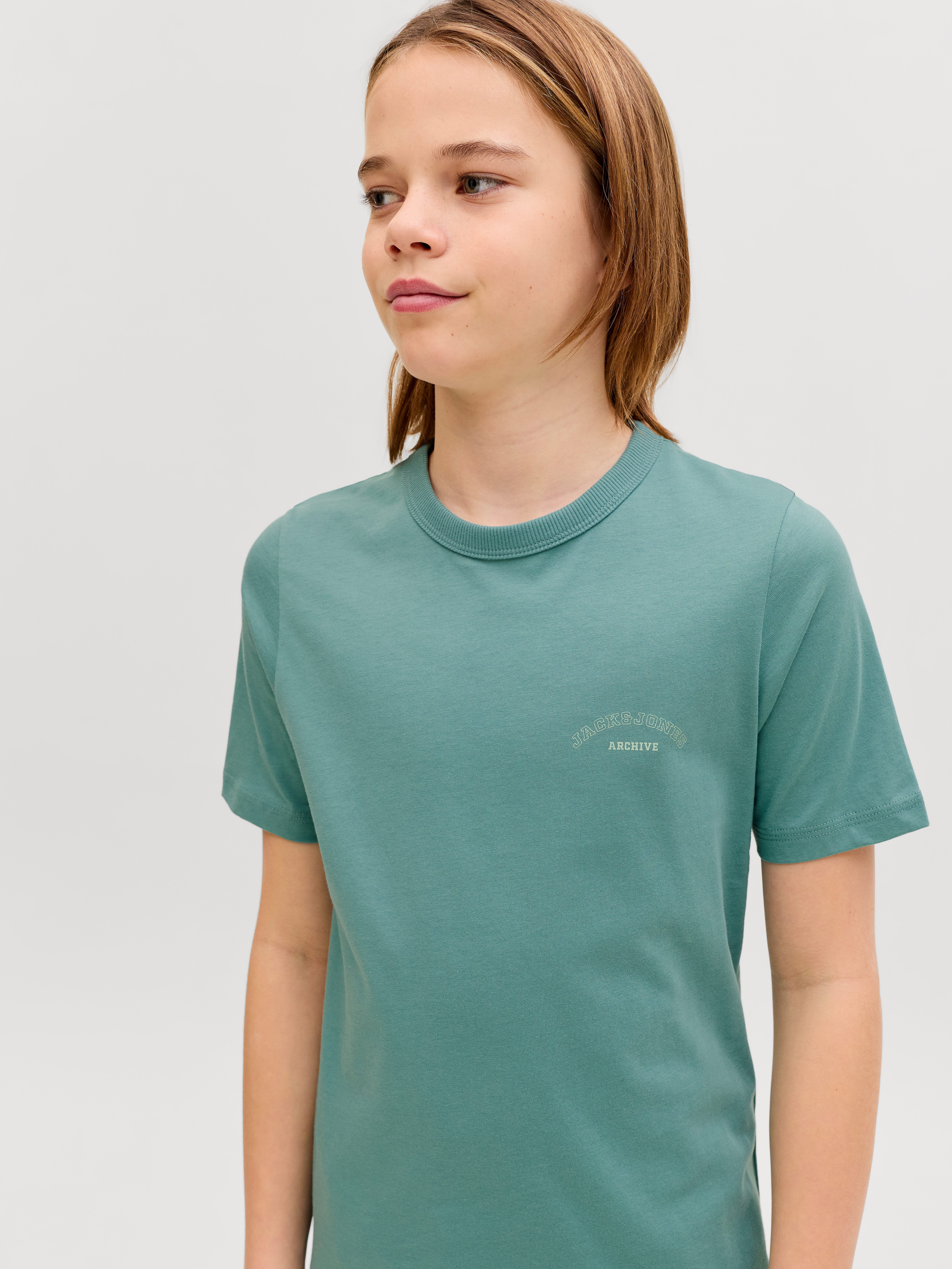 Jack & Jones Junior T-Shirt JJCOLLEGE LOGO TEE SS CREW NECK JNR mit Logoprint – Bild 3 von 5