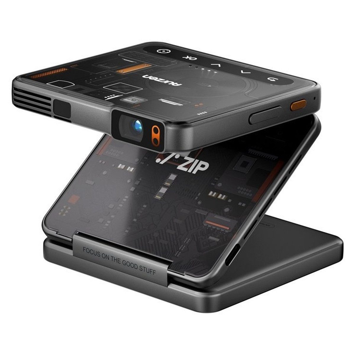 Aurzen AURZEN ZIP Trifold Cyber-Projektor Mini-Beamer