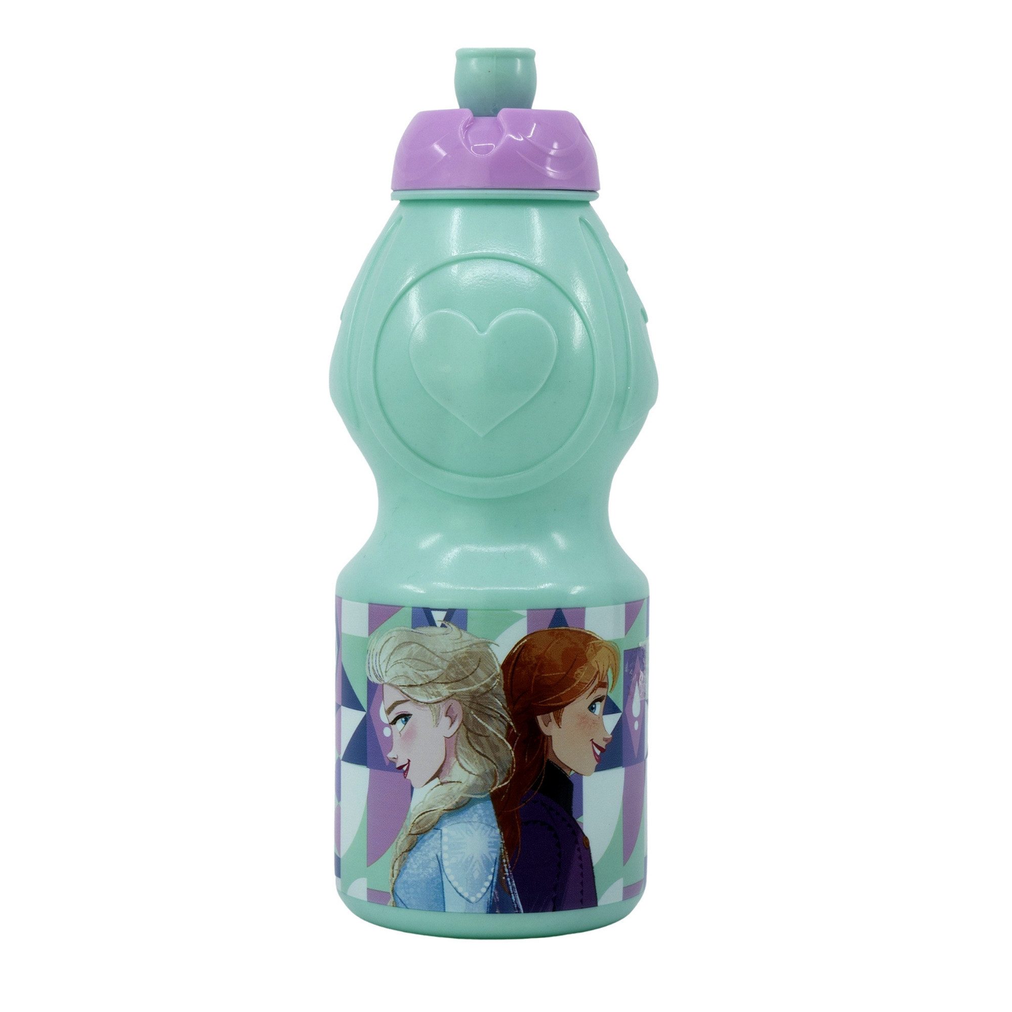 GOLDKIDS Schulranzen für Jungen und Mädchen, 6er-Set - (Schul-Rucksack für Kinder mit Federmäppchen, 1-tlg., - Schuhbeutel Trinkflasche und Brotdose), - Eiskönigin Motiv- 1-3 Klasse