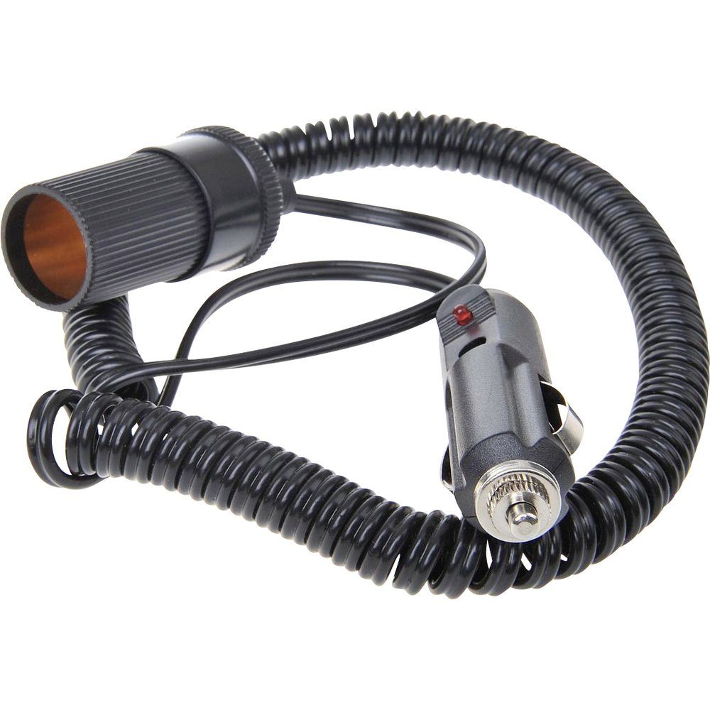 Kfz-Relais IWH Spiral-Verlängerungskabel 3 Meter 12/24 Volt Belastbarkeit Strom m