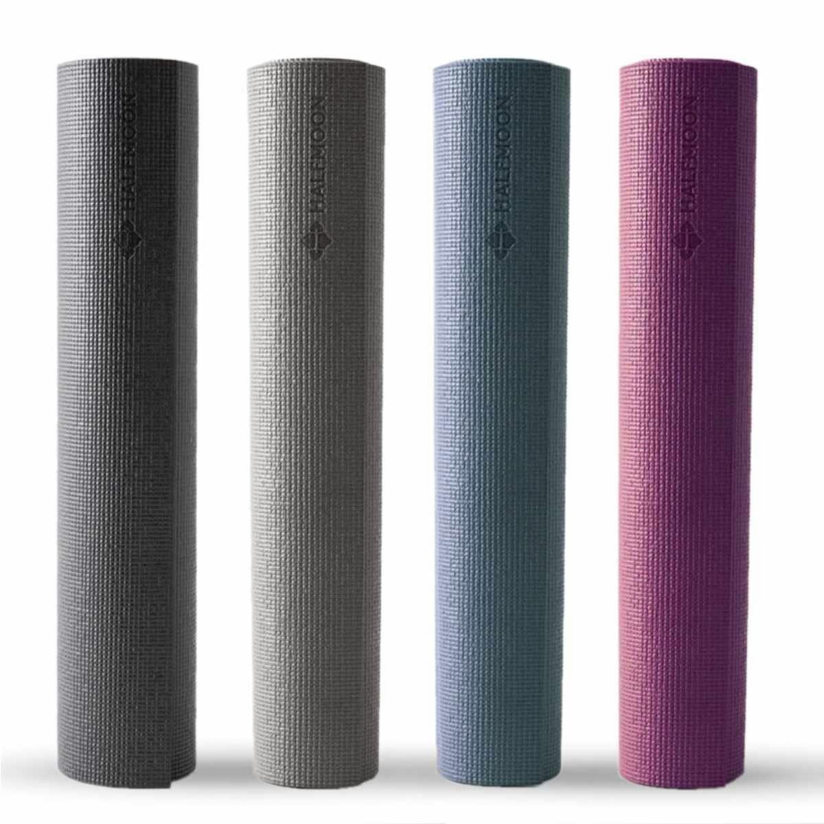 Halfmoon Yogamatte Halfmoon Deluxe Studio Mat Yogamatte, Naturkautschuk, rutschfest, stoßdämpfend, pflegeleicht, hohe Qualität