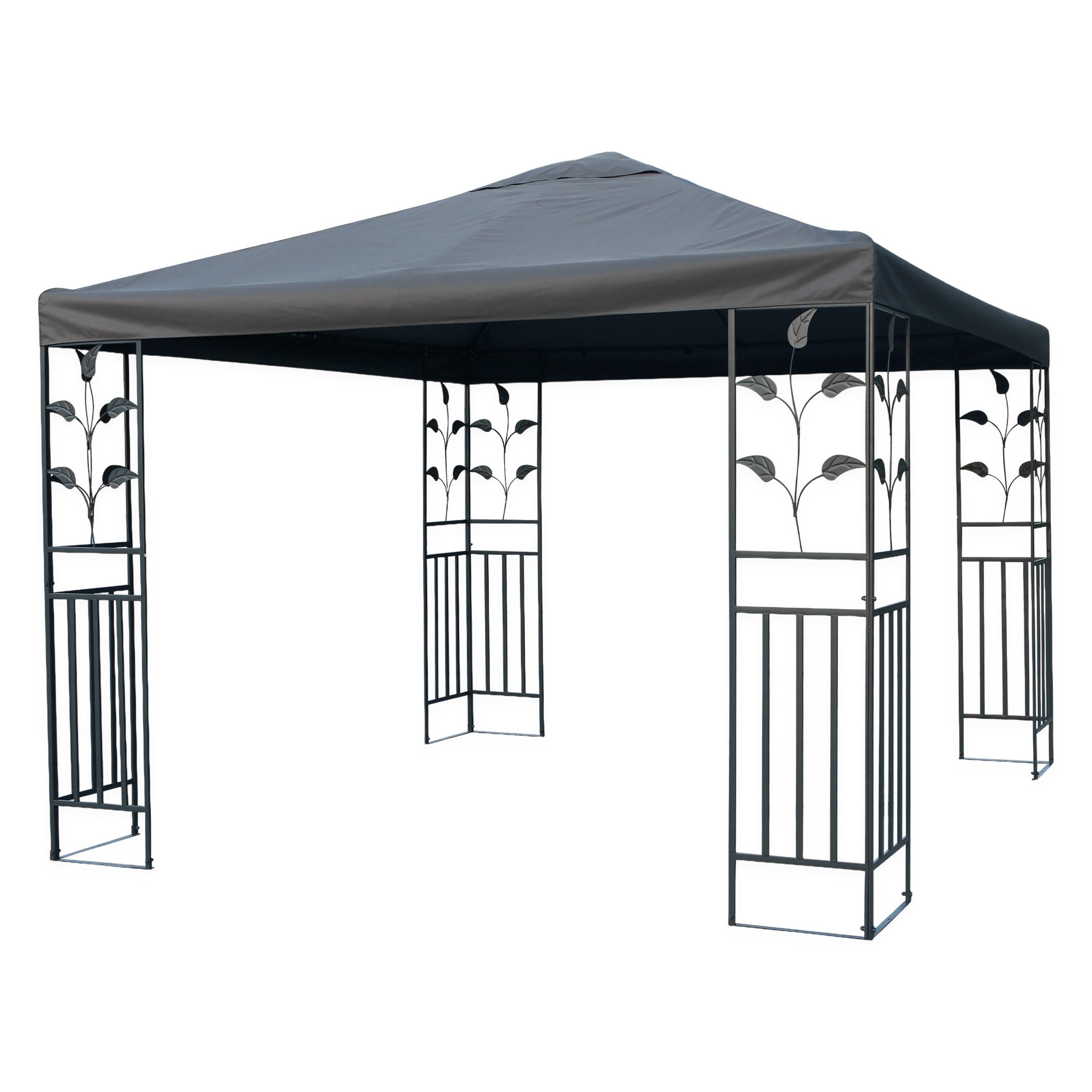 Spetebo Pavillon-Ersatzdach Ersatzdach mit PVC-Beschichtung - anthrazit, (S günstig online kaufen