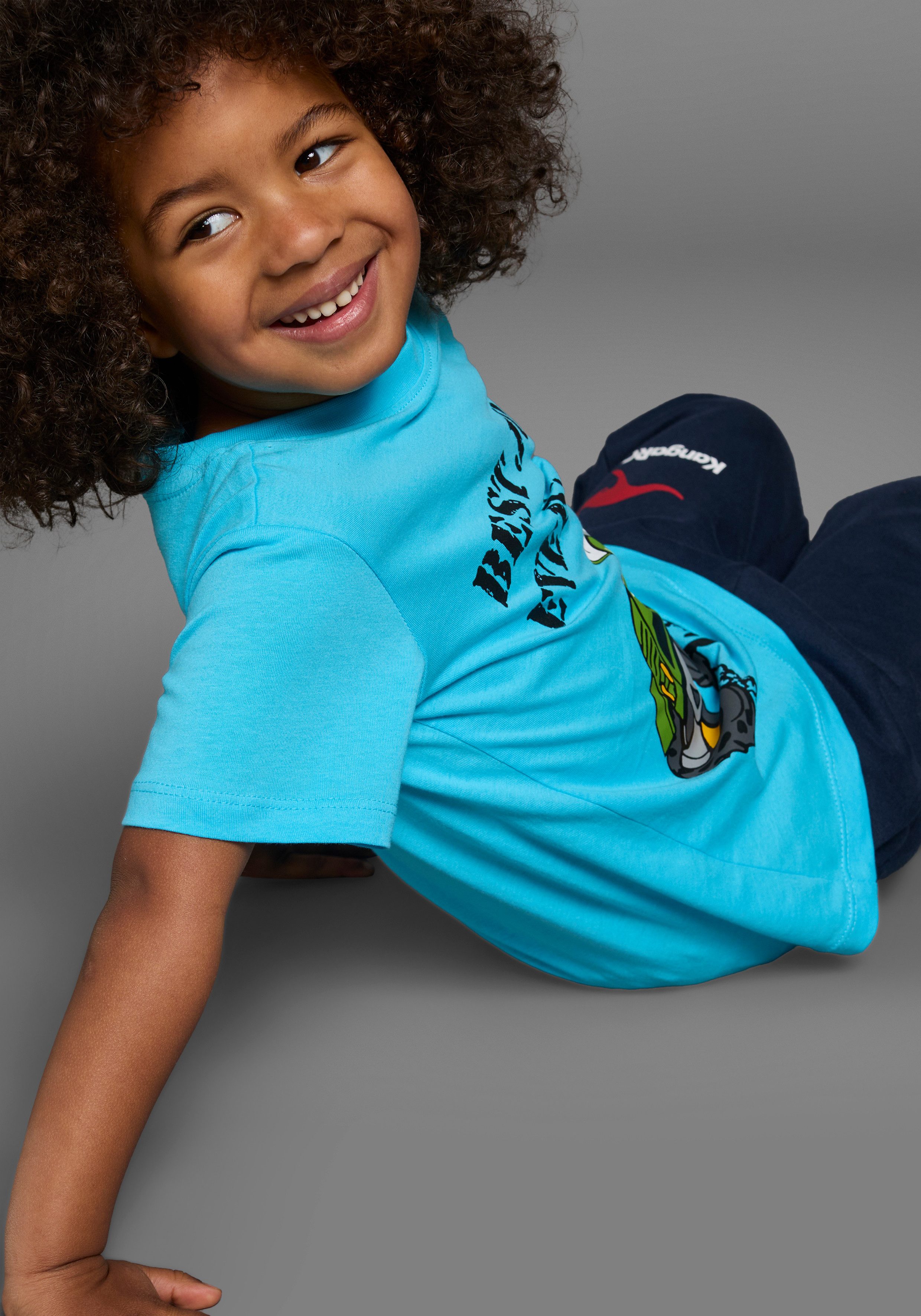 KIDSWORLD T-Shirt BEST JOB EVER! (Packung, 2) kurzärmelig, bedruckt, Rundhalsausschnitt, aus Baumwolle