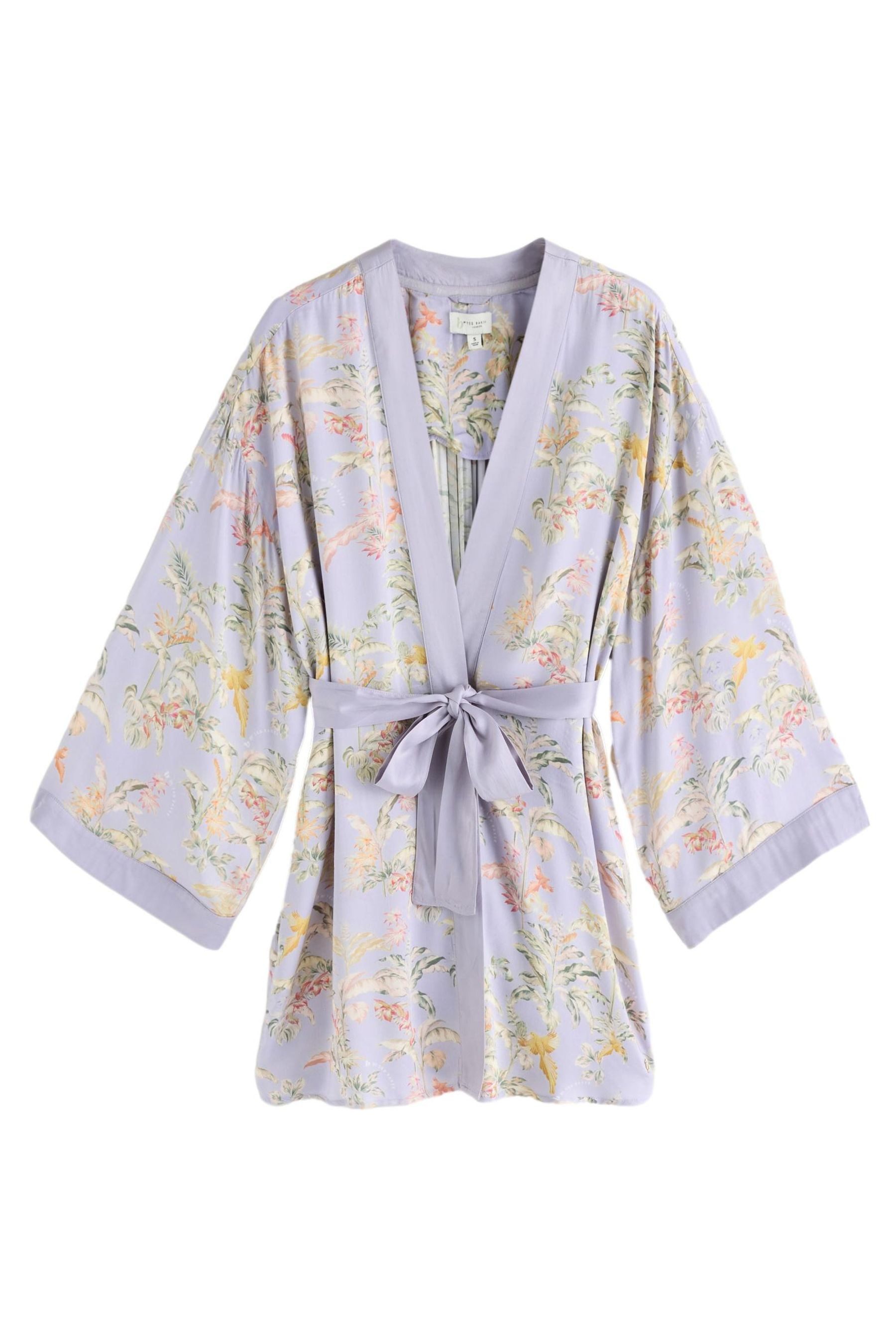 Damenbademantel B by Ted Baker Morgenmantel aus Modalgewebe, Palme