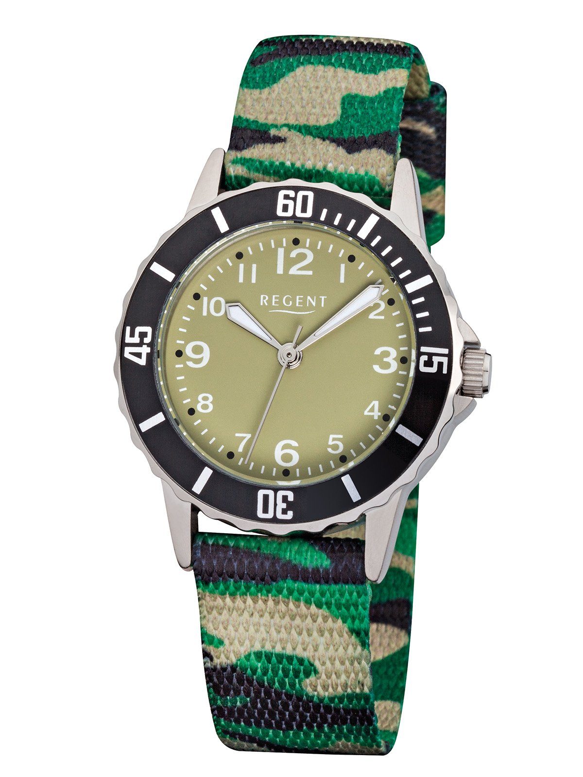 Regent Quarzuhr Kinderuhren Taucher-Design camoflage F938 940 941