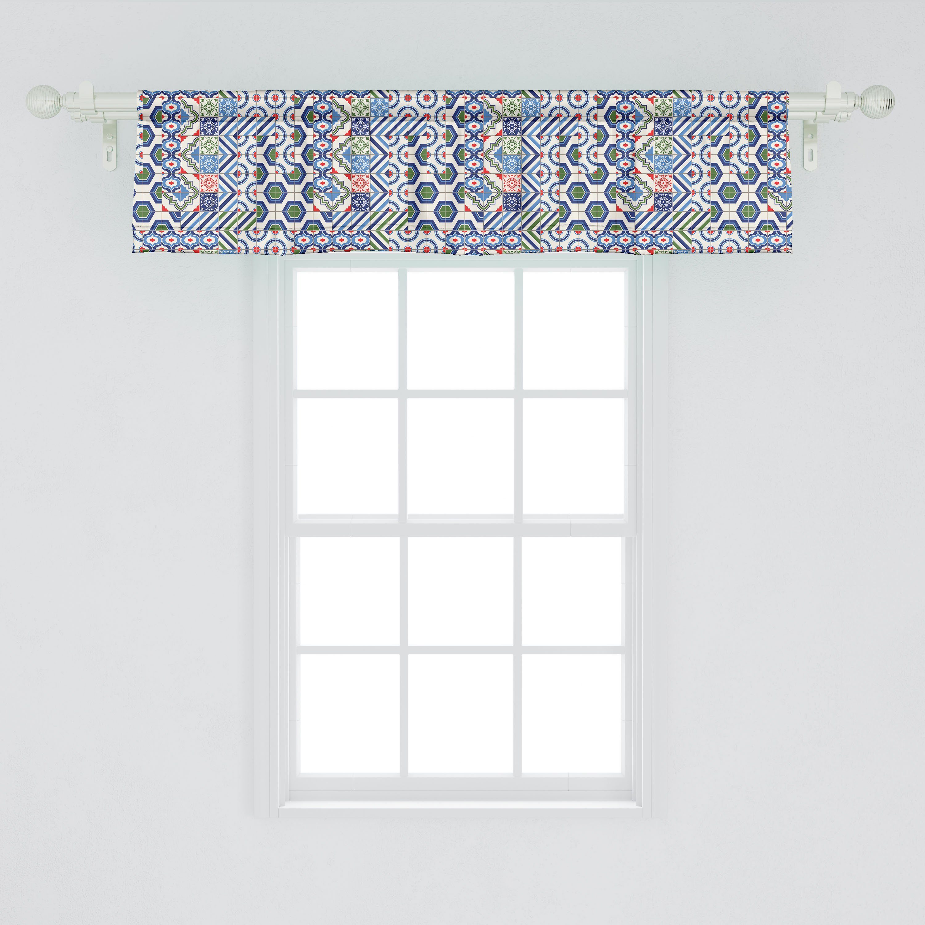 Schlafzimmer Scheibengardine Design marokkanischen Abakuhaus, für Stangentasche, der mit Vorhang Dekor Volant Küche Motive Jahrgang Microfaser,