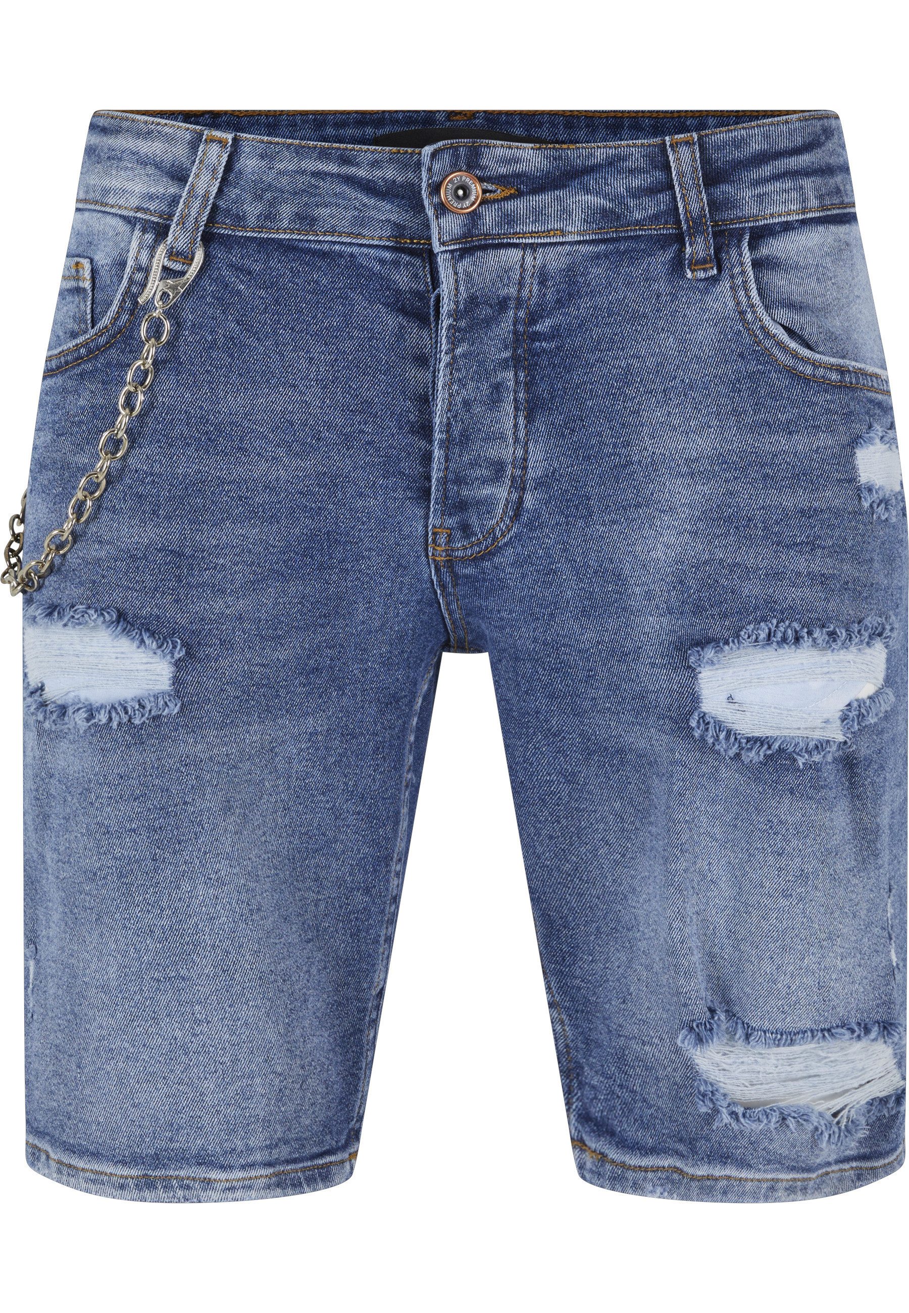 2Y Premium Shorts 2Y Premium Herren 2Y Jeans Shorts (1-tlg)